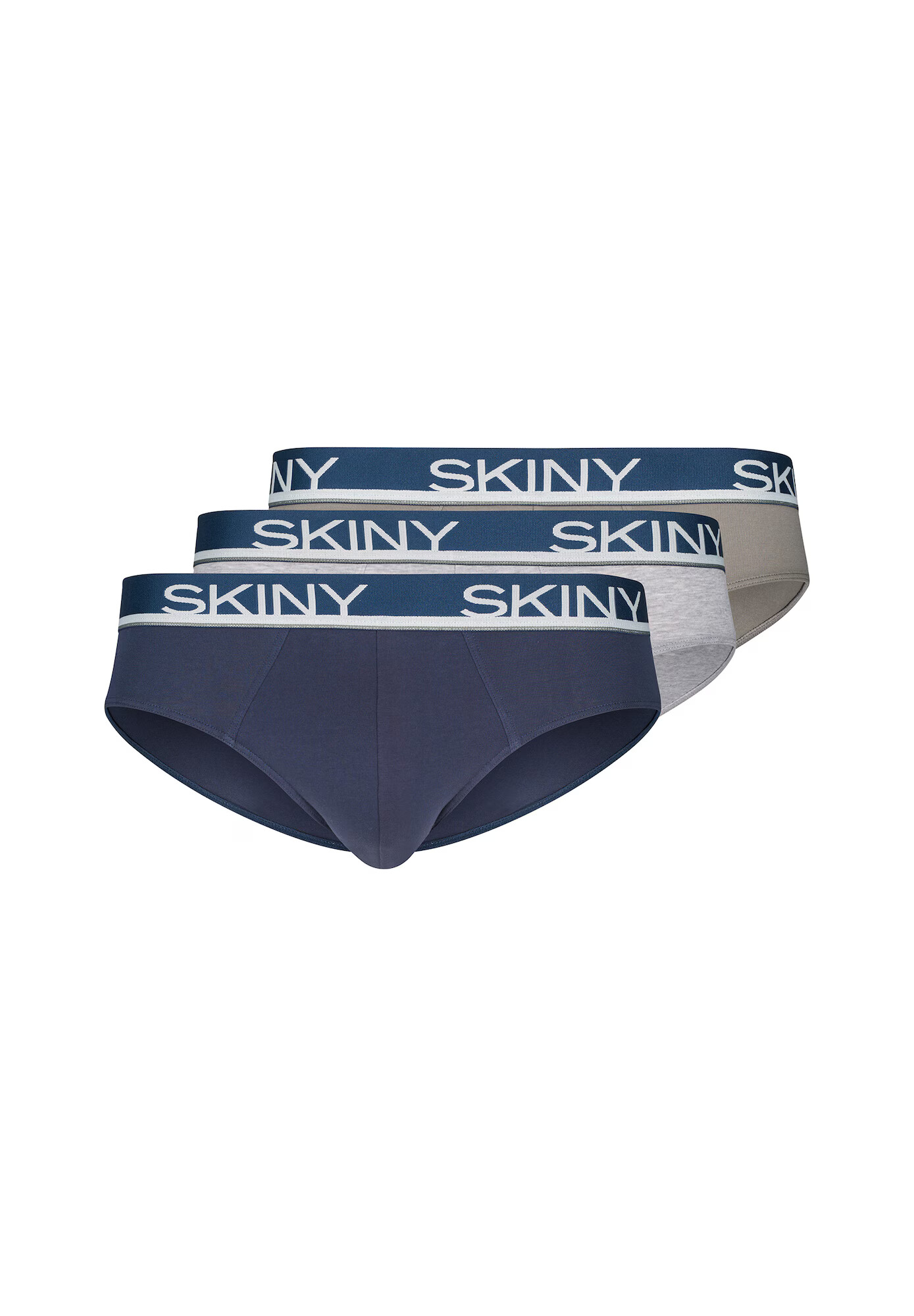 Skiny Slip pastelno zelena / bela / pegasto siva / marine - Pepit.si