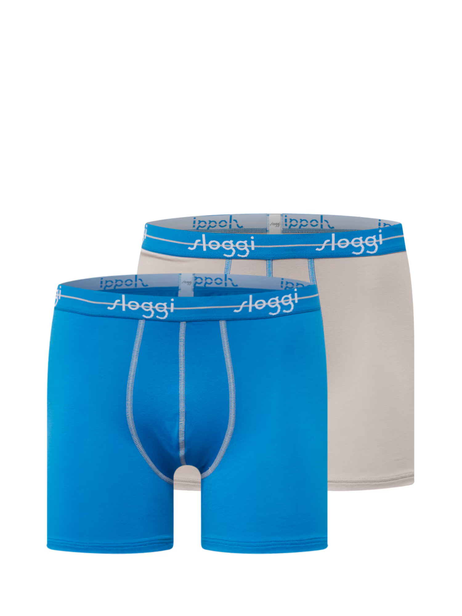 SLOGGI Boxershorts kraljevo modra / svetlo siva / bela - Pepit.si