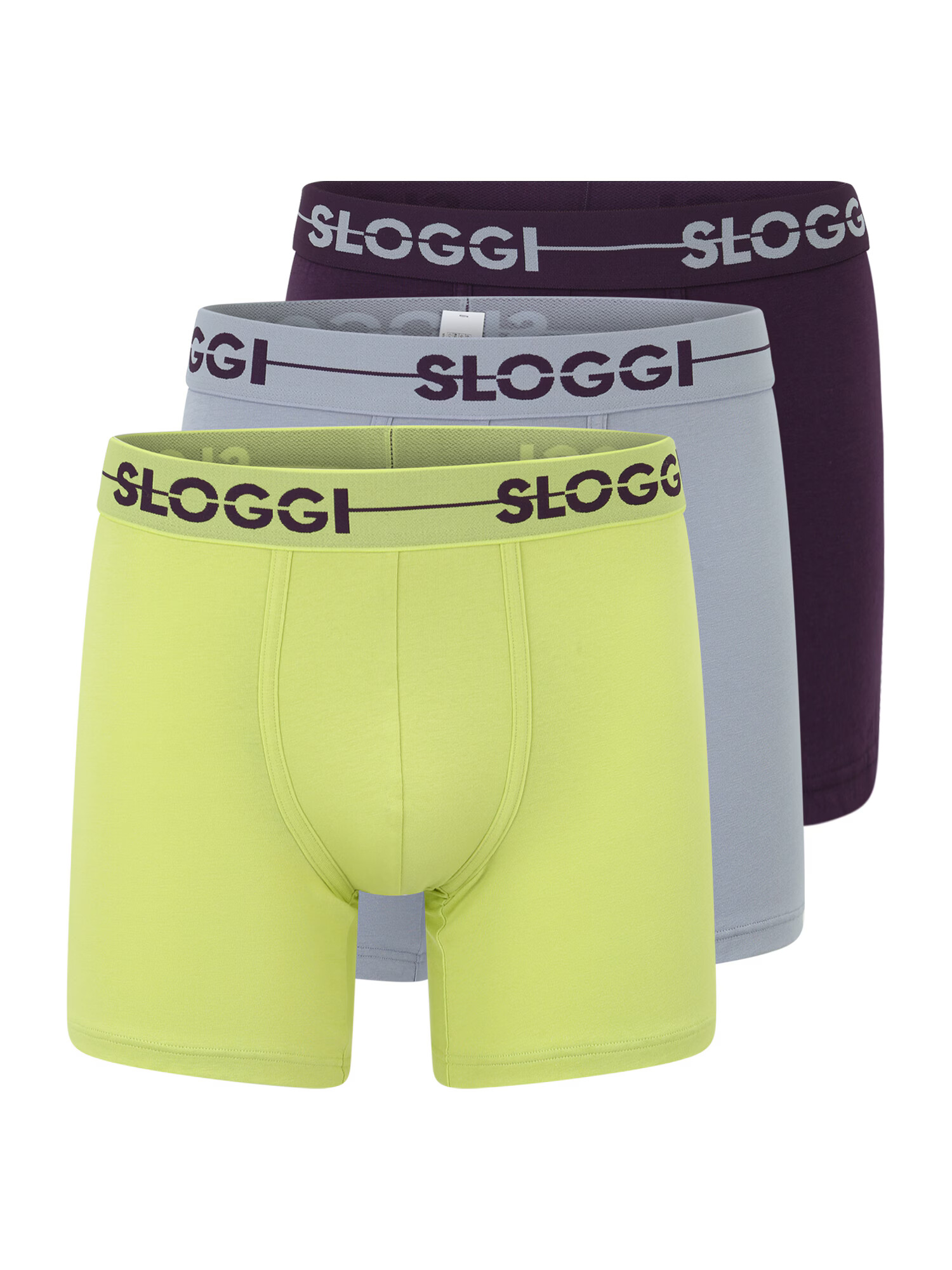 SLOGGI Boksarice marine / siva / limeta - Pepit.si