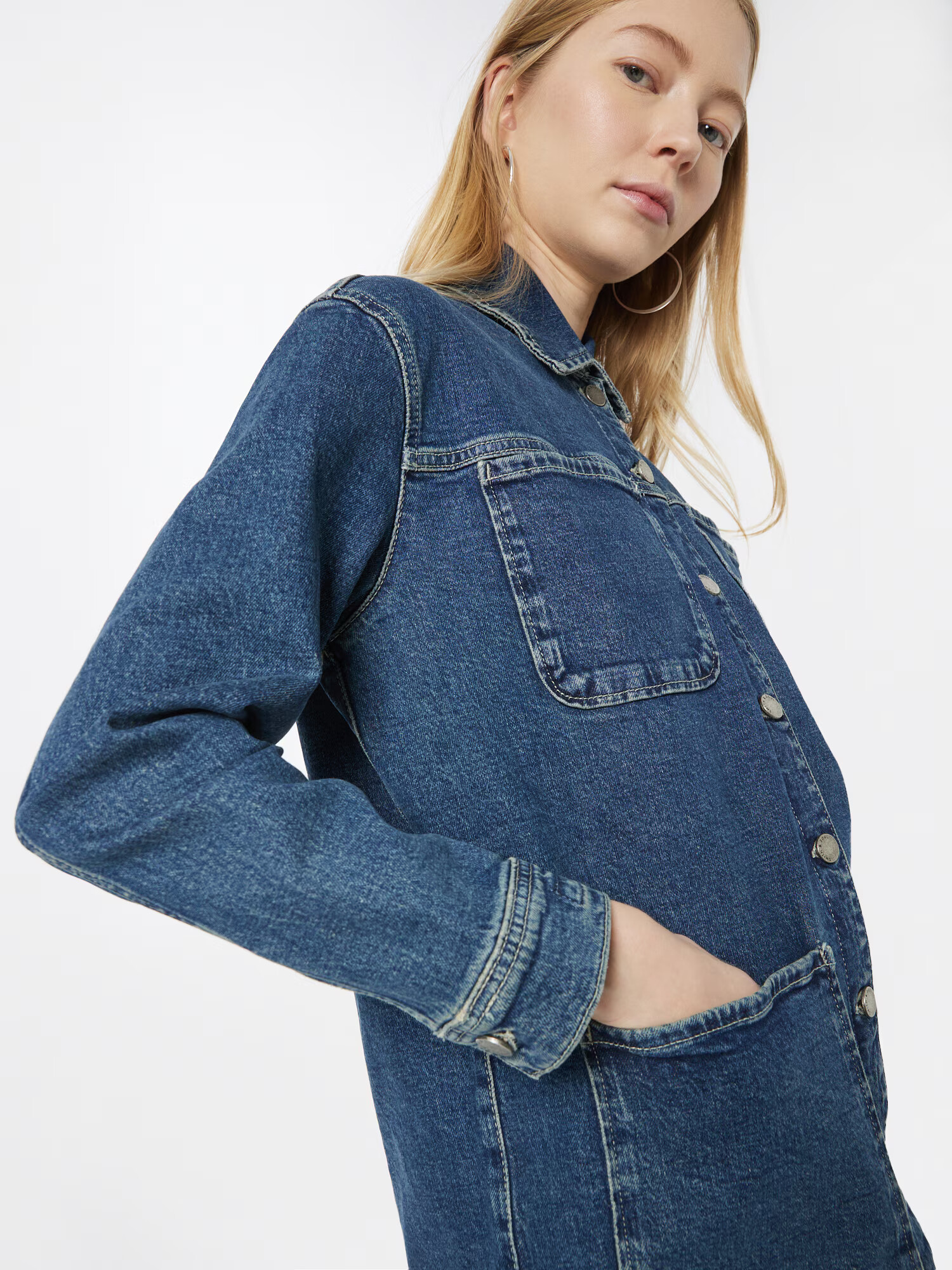 Smith&Soul Prehodna jakna moder denim - Pepit.si