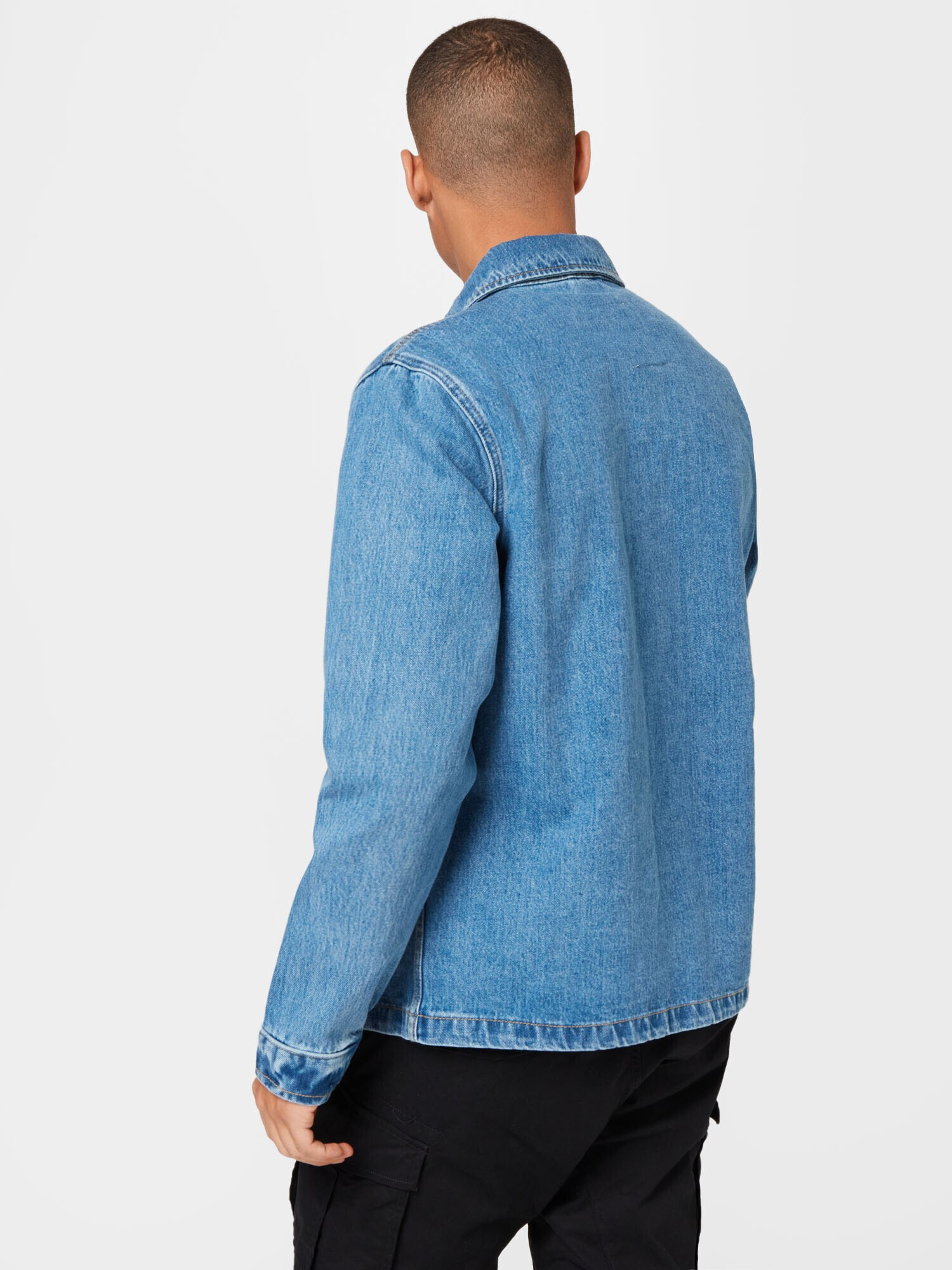 !Solid Prehodna jakna 'Brantle' moder denim - Pepit.si