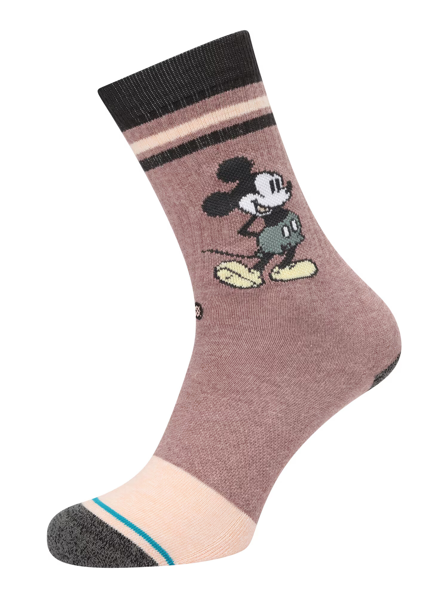 Stance Športne nogavice 'VINTAGE MICKEY 2020' nude / turkizna / mauve / črna - Pepit.si