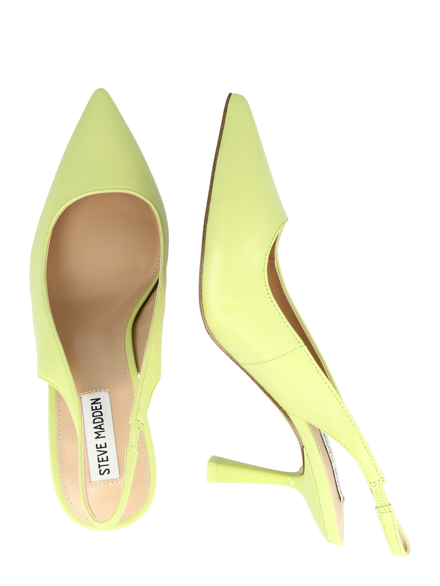 STEVE MADDEN Čevlji s peto in s paščki 'LUSTROUS' limeta - Pepit.si