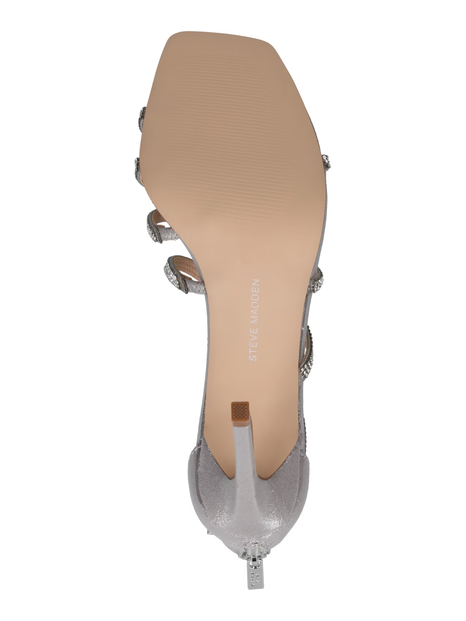 STEVE MADDEN Sandali 'CAVIAR' srebrna / transparentna - Pepit.si