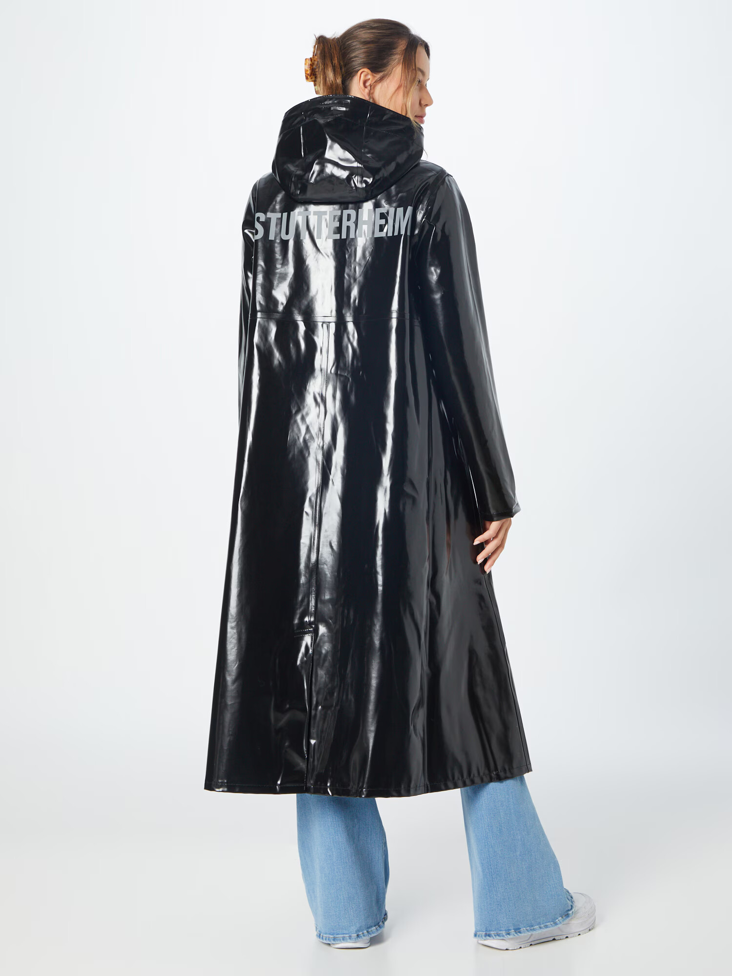 Stutterheim Prehoden plašč siva / črna - Pepit.si