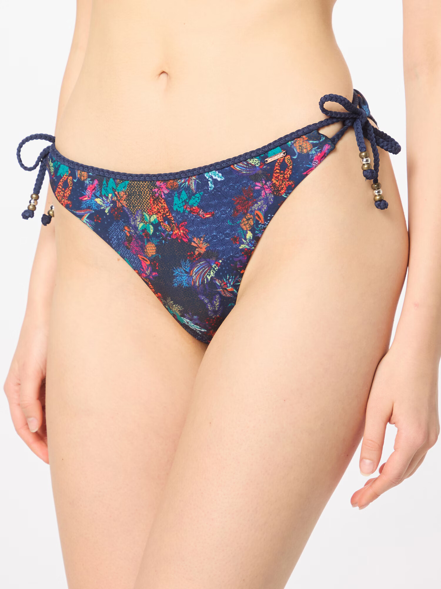 Superdry Bikini hlačke mornarska / zelena / roza / rdeča - Pepit.si