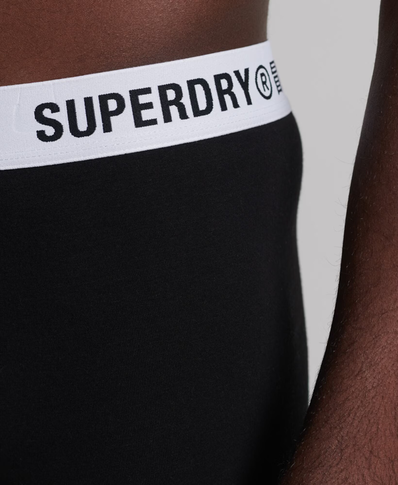 Superdry Boksarice črna / bela - Pepit.si