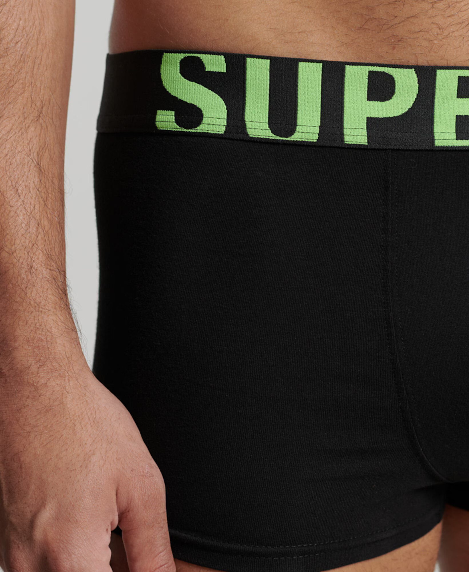 Superdry Boksarice limeta / roza / črna - Pepit.si