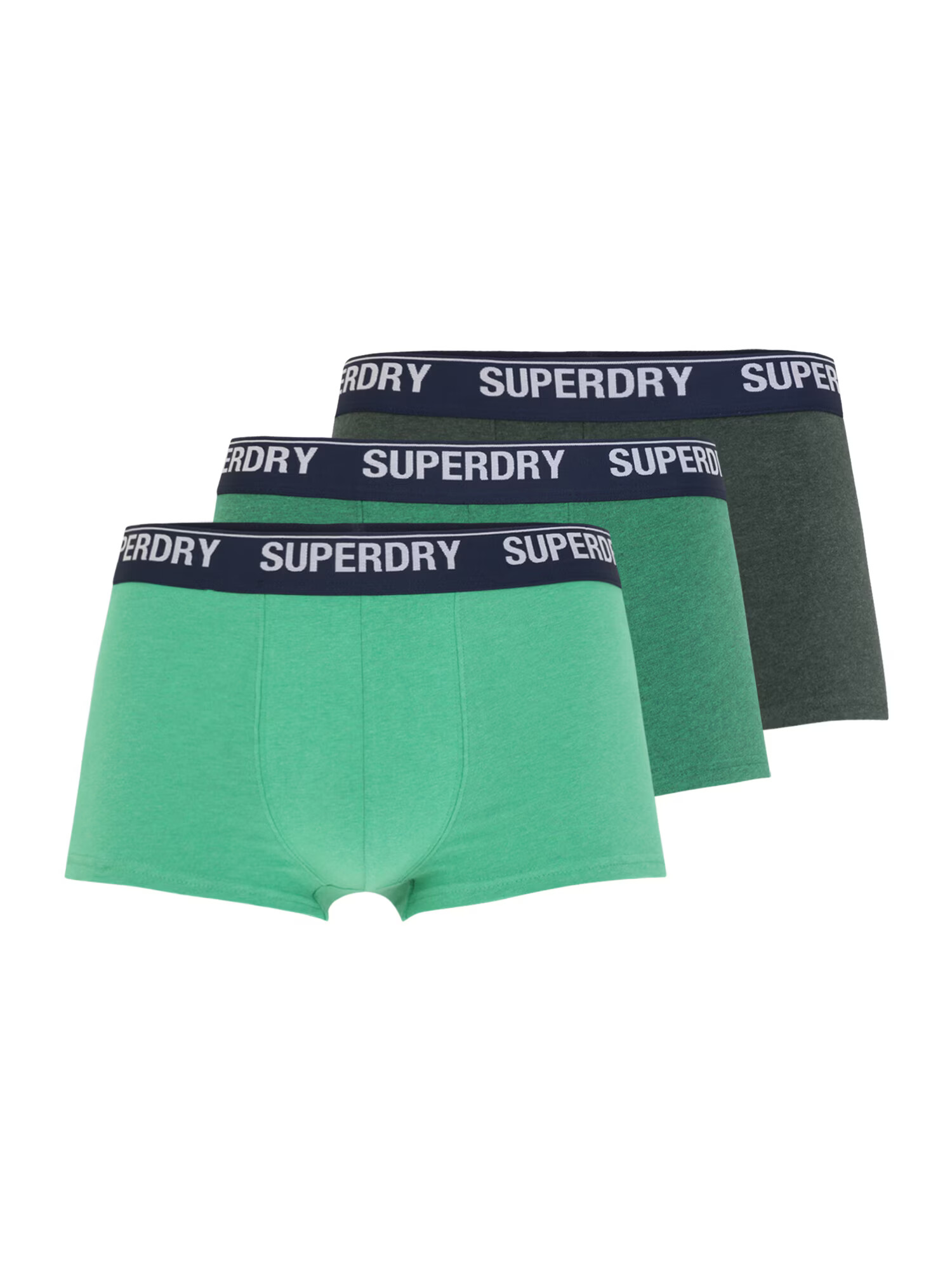 Superdry Boksarice mornarska / zelena / svetlo zelena / temno zelena - Pepit.si