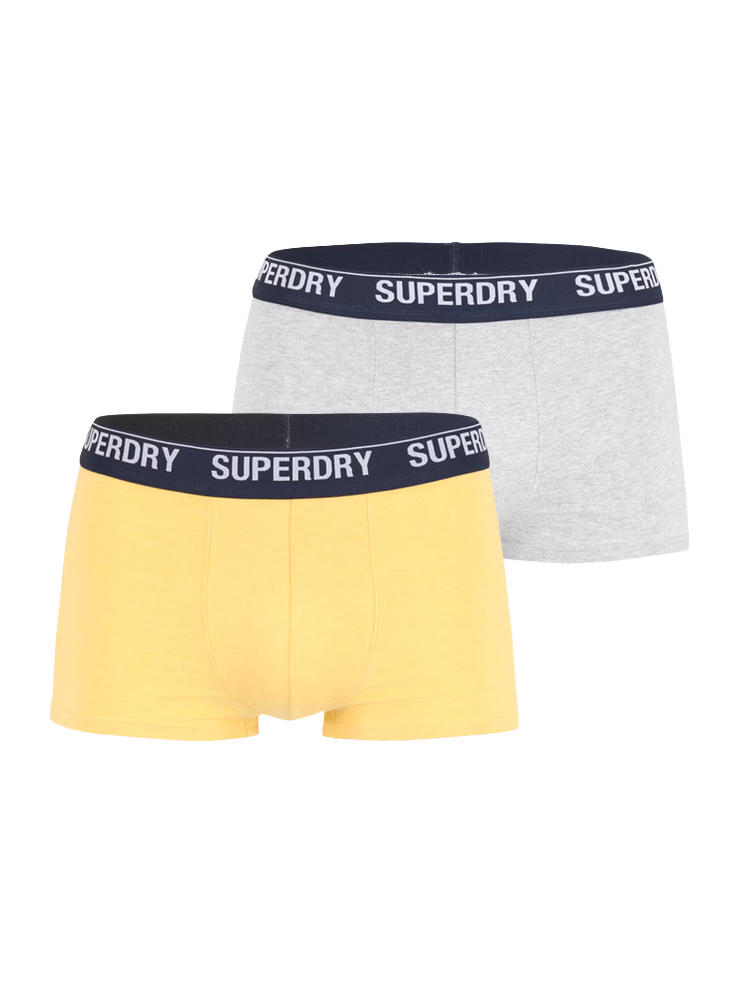 Superdry Boksarice mornarska / rumena / svetlo siva / bela - Pepit.si