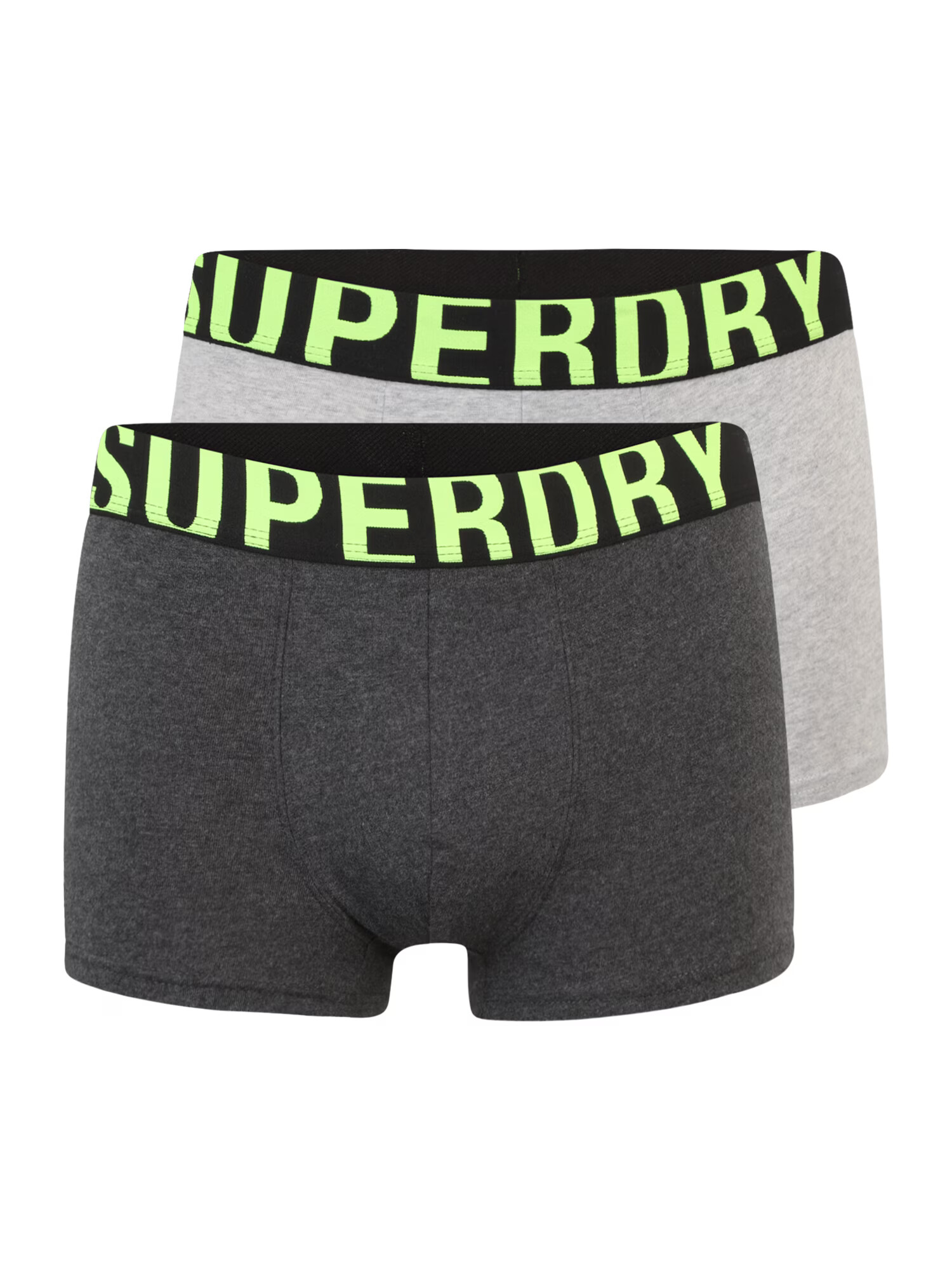 Superdry Boksarice neonsko rumena / siva / temno siva / črna - Pepit.si