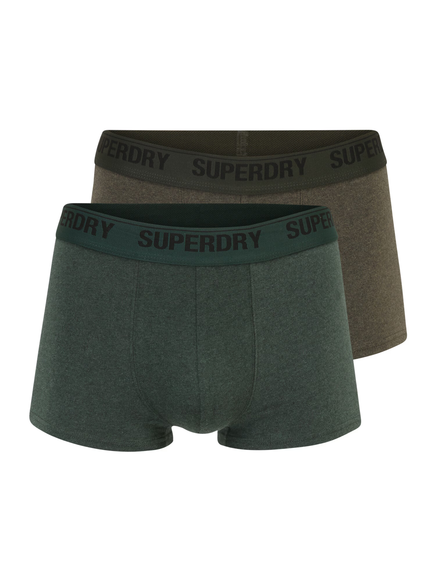 Superdry Boksarice kaki / večbarvno zelena / črna - Pepit.si