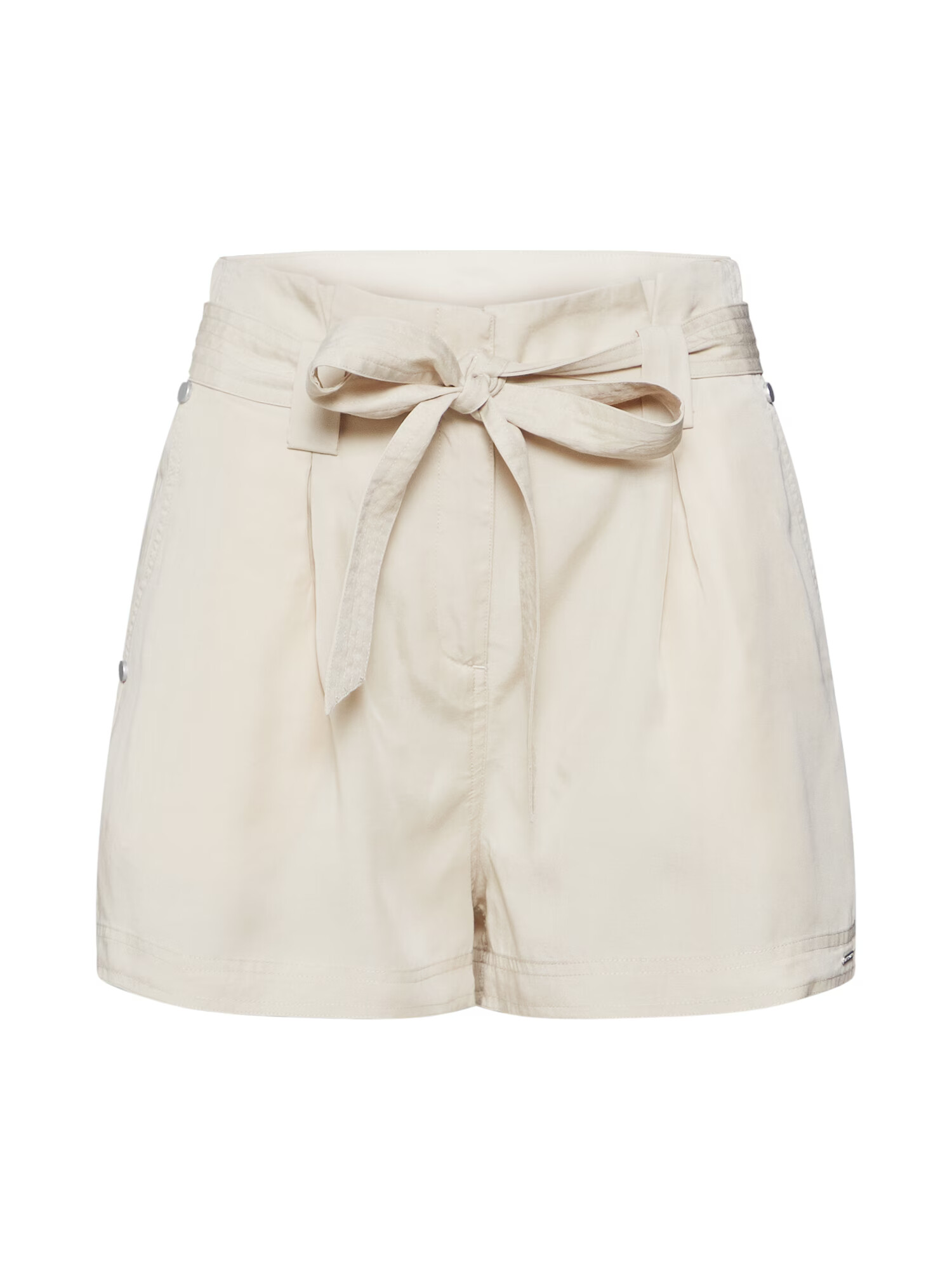 Superdry Hlače z naborki 'DESERT PAPER BAG SHORTS' bež - Pepit.si