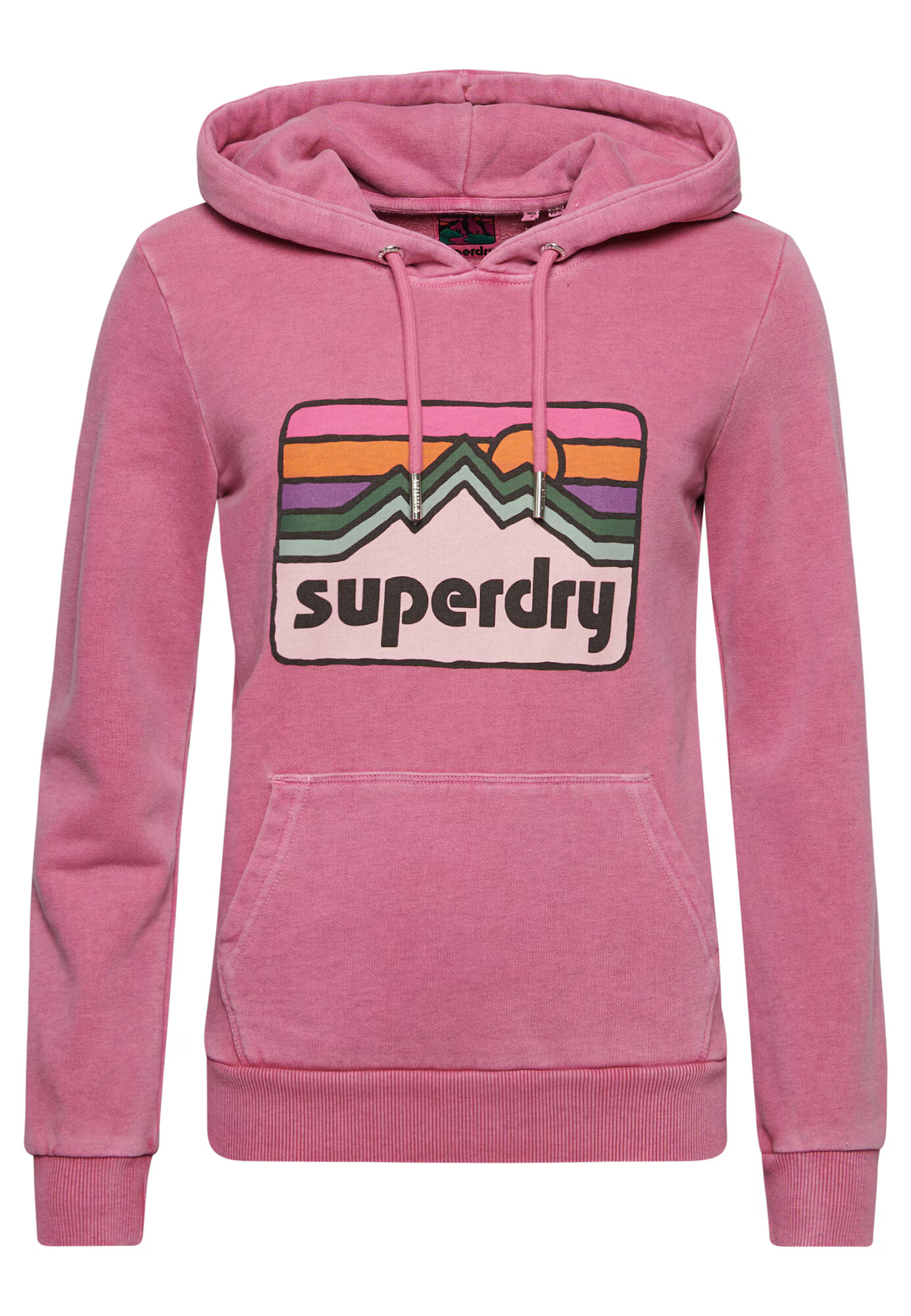 Superdry Majica '90s Terrain' zelena / lila / oranžna / roza / črna - Pepit.si