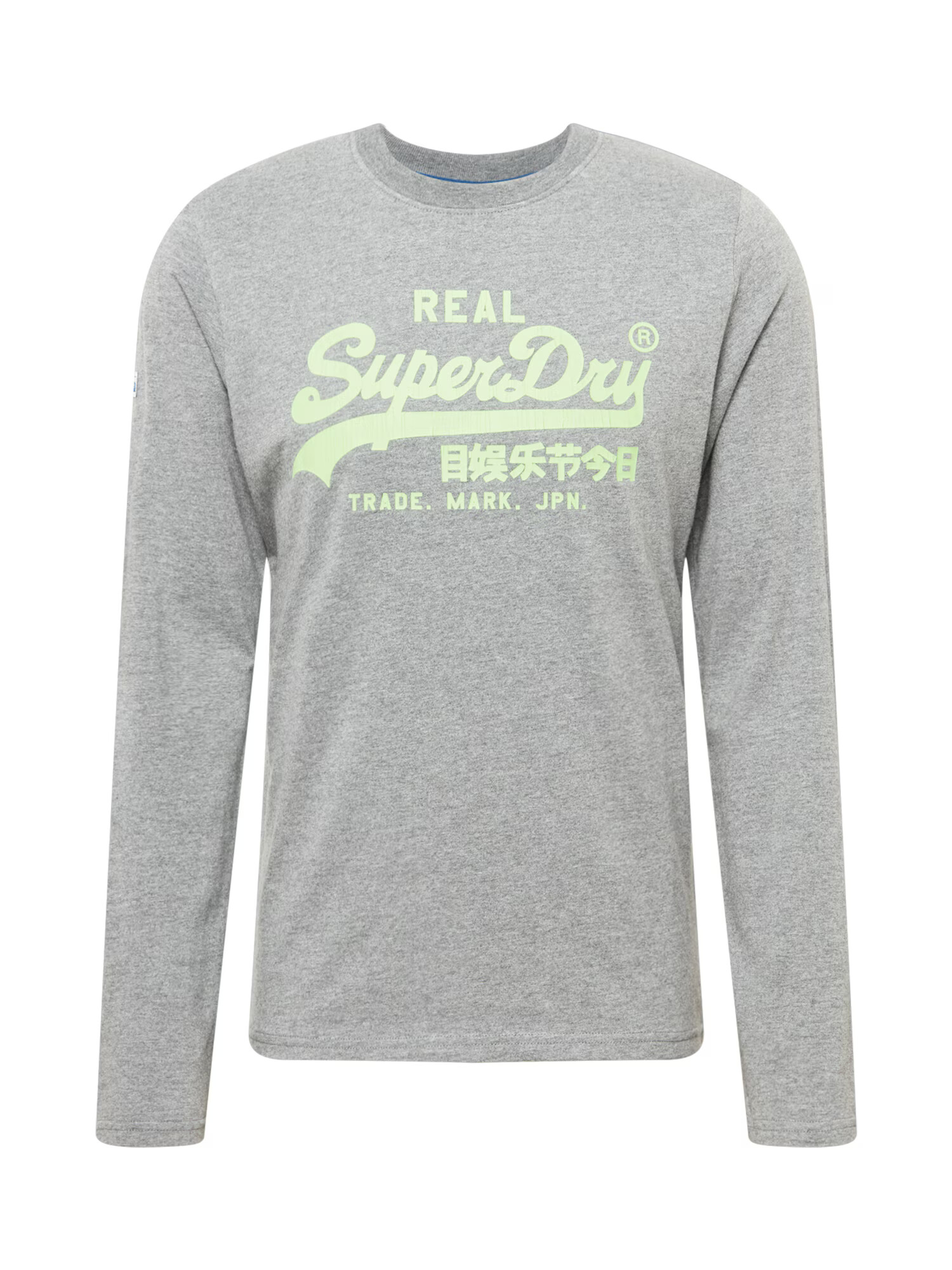 Superdry Majica 'American Classic' siva / zelena - Pepit.si