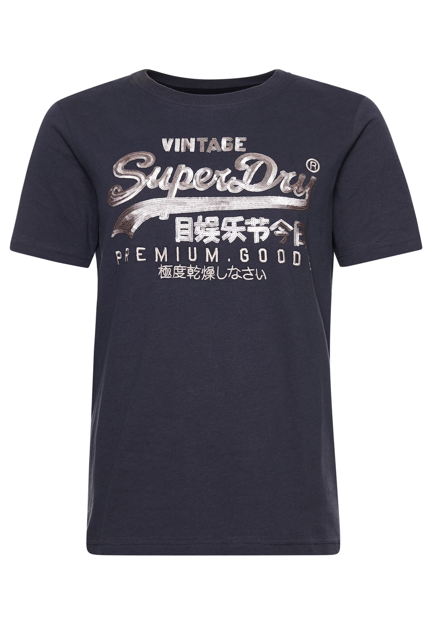 Superdry Majica antracit / srebrna - Pepit.si