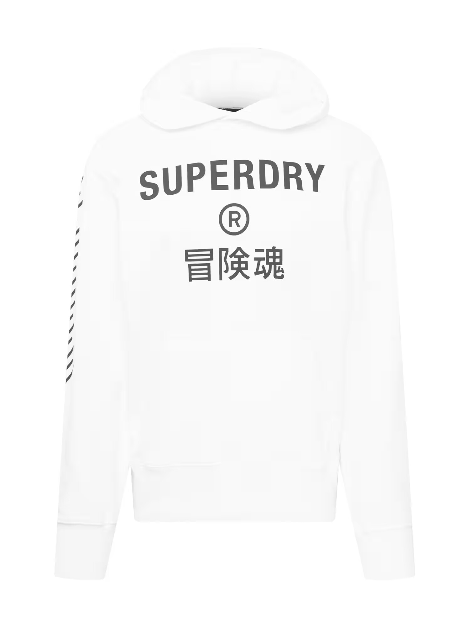 Superdry Majica črna / bela - Pepit.si