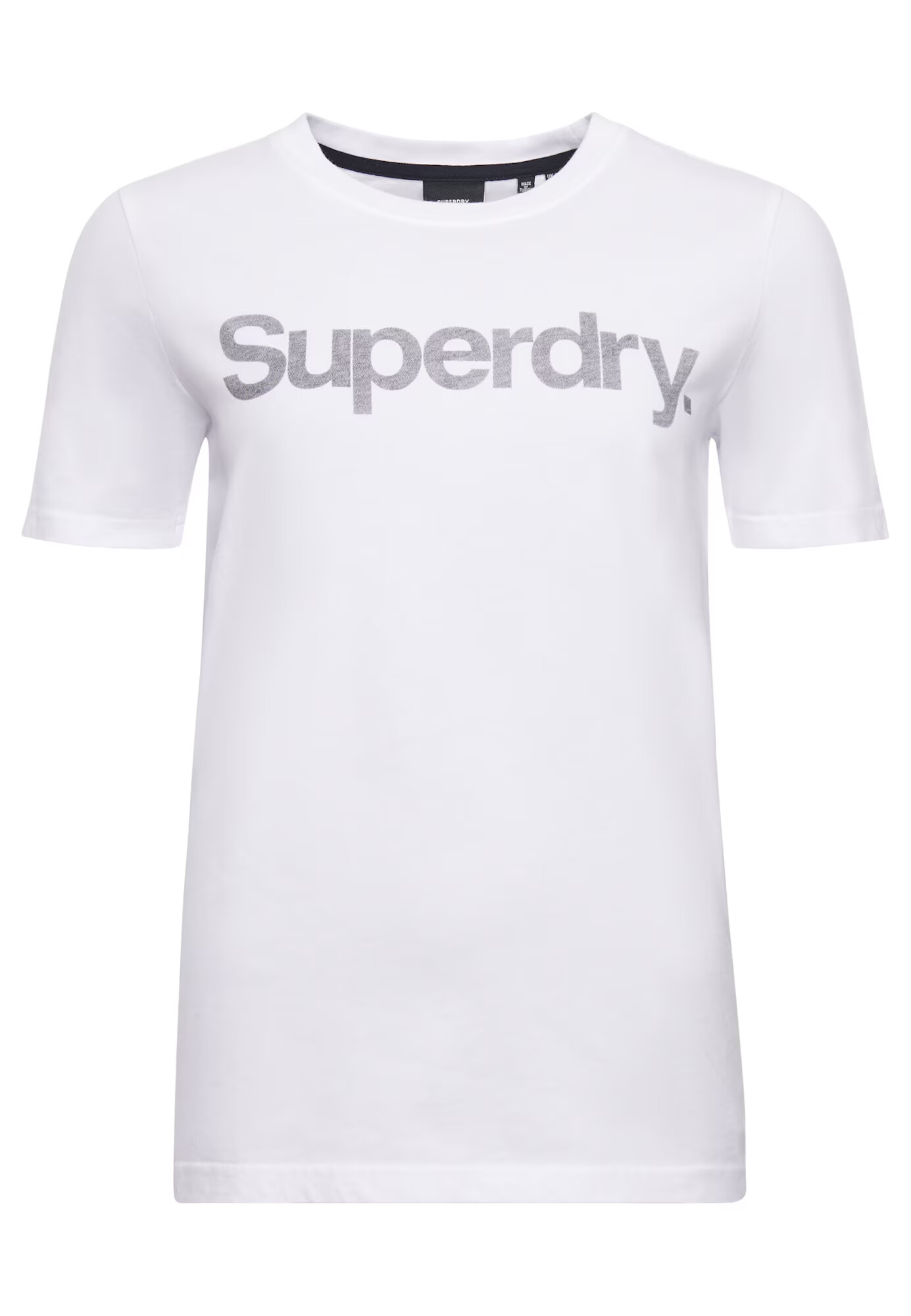 Superdry Majica siva / bela - Pepit.si