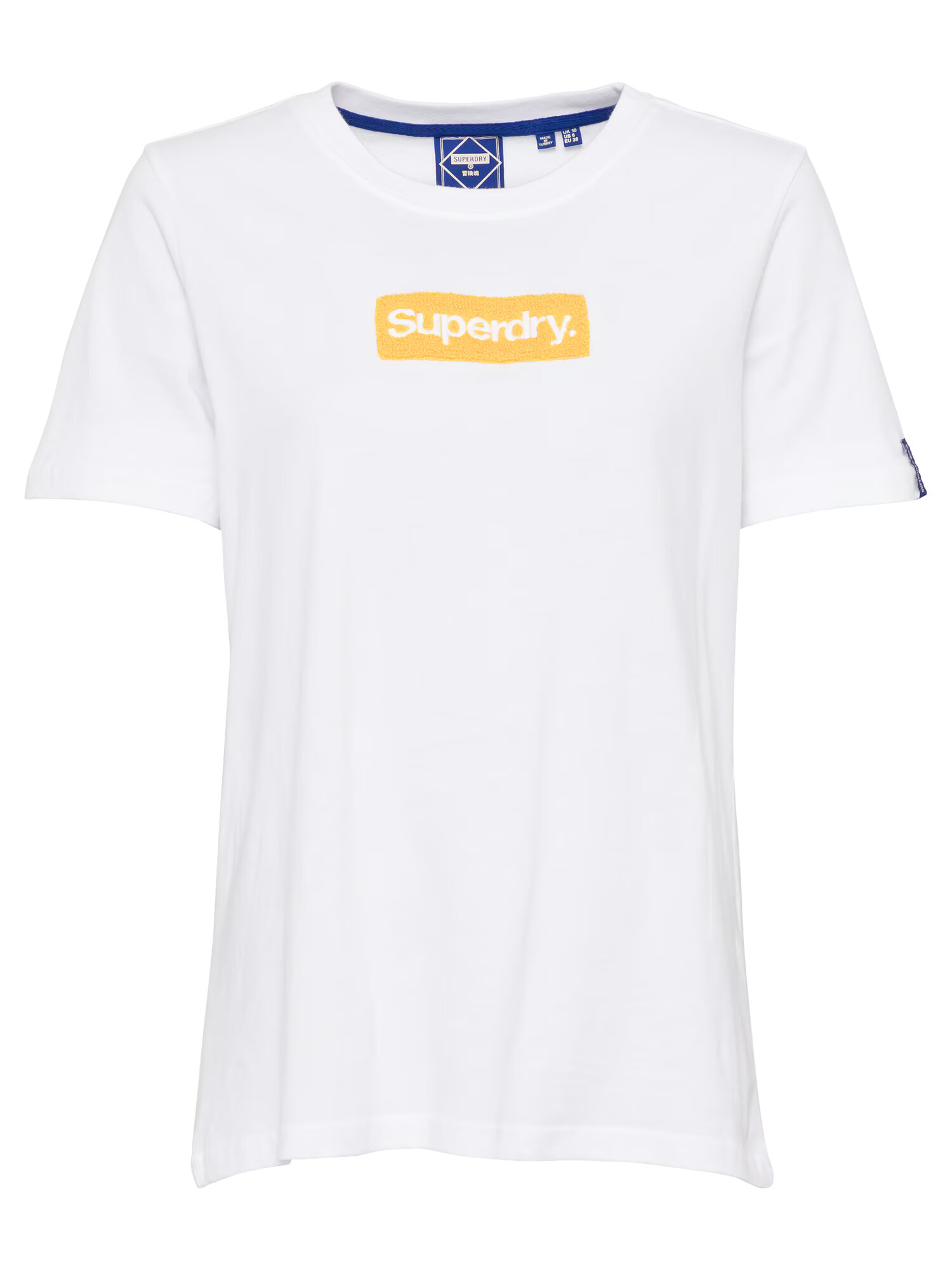 Superdry Majica bela / temno rumena - Pepit.si