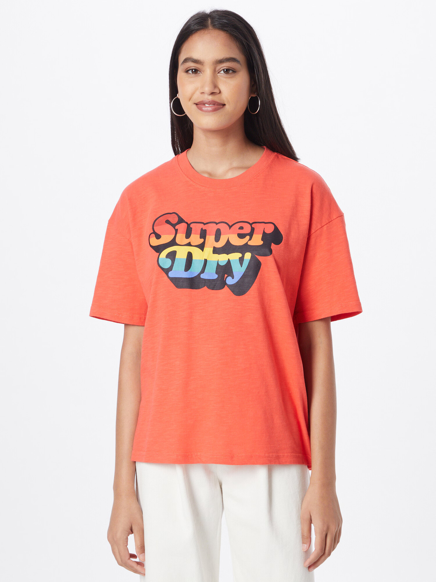 Superdry Majica 'Cali' modra / rumena / oranžna / rdeča - Pepit.si