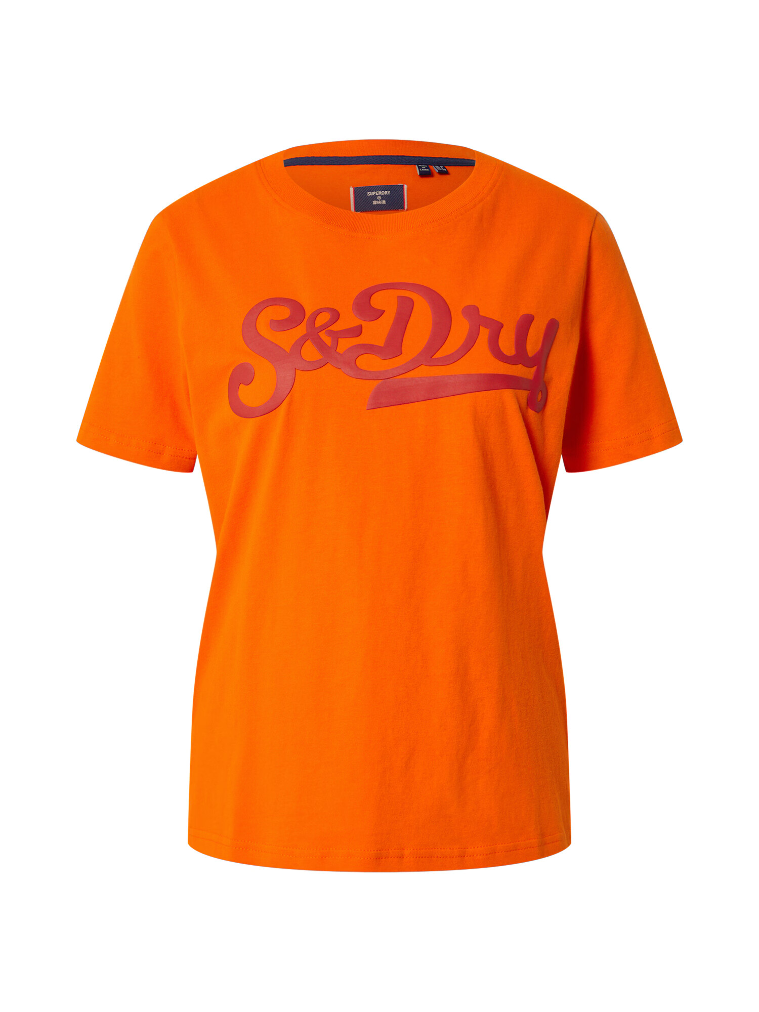 Superdry Majica 'Collegiate Cali State' temno oranžna / rubin rdeča - Pepit.si