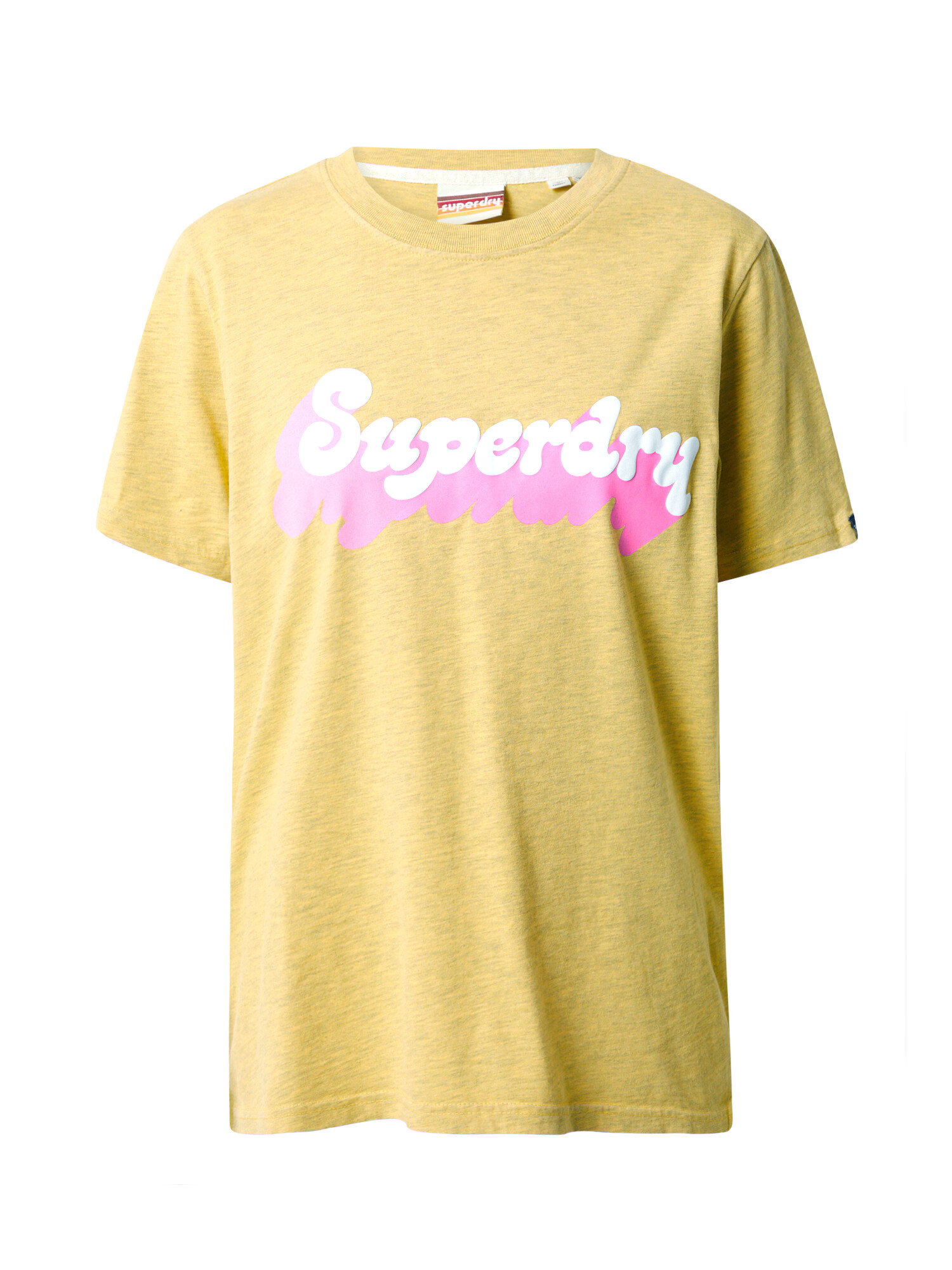 Superdry Majica 'COOPER CITY' pesek / roza / bela - Pepit.si