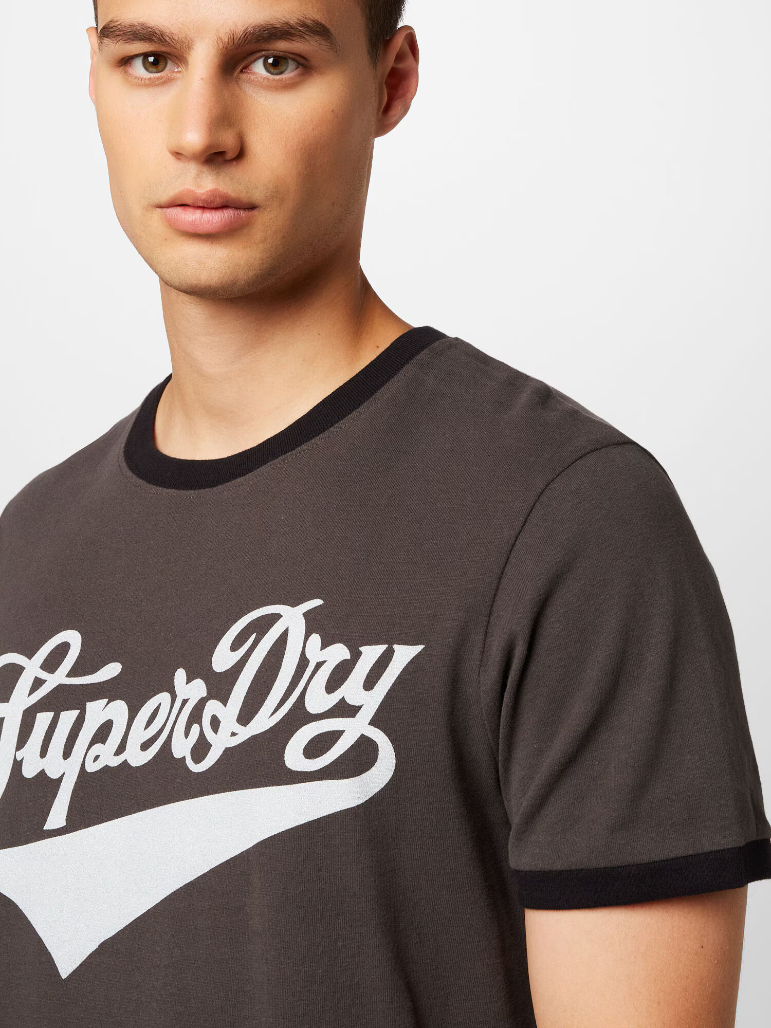 Superdry Majica črna / bela - Pepit.si