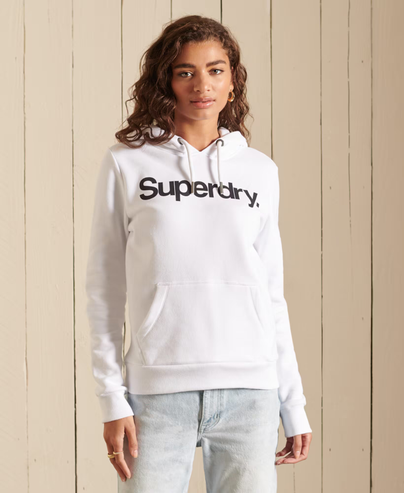 Superdry Majica črna / bela - Pepit.si