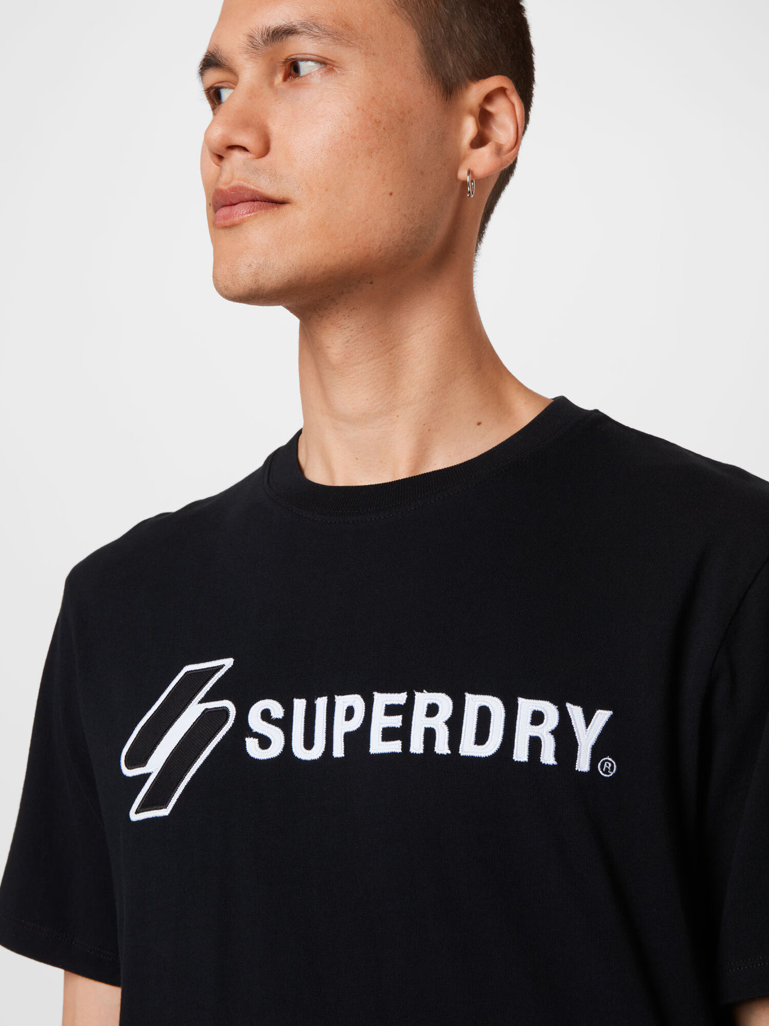 Superdry Majica črna / bela - Pepit.si