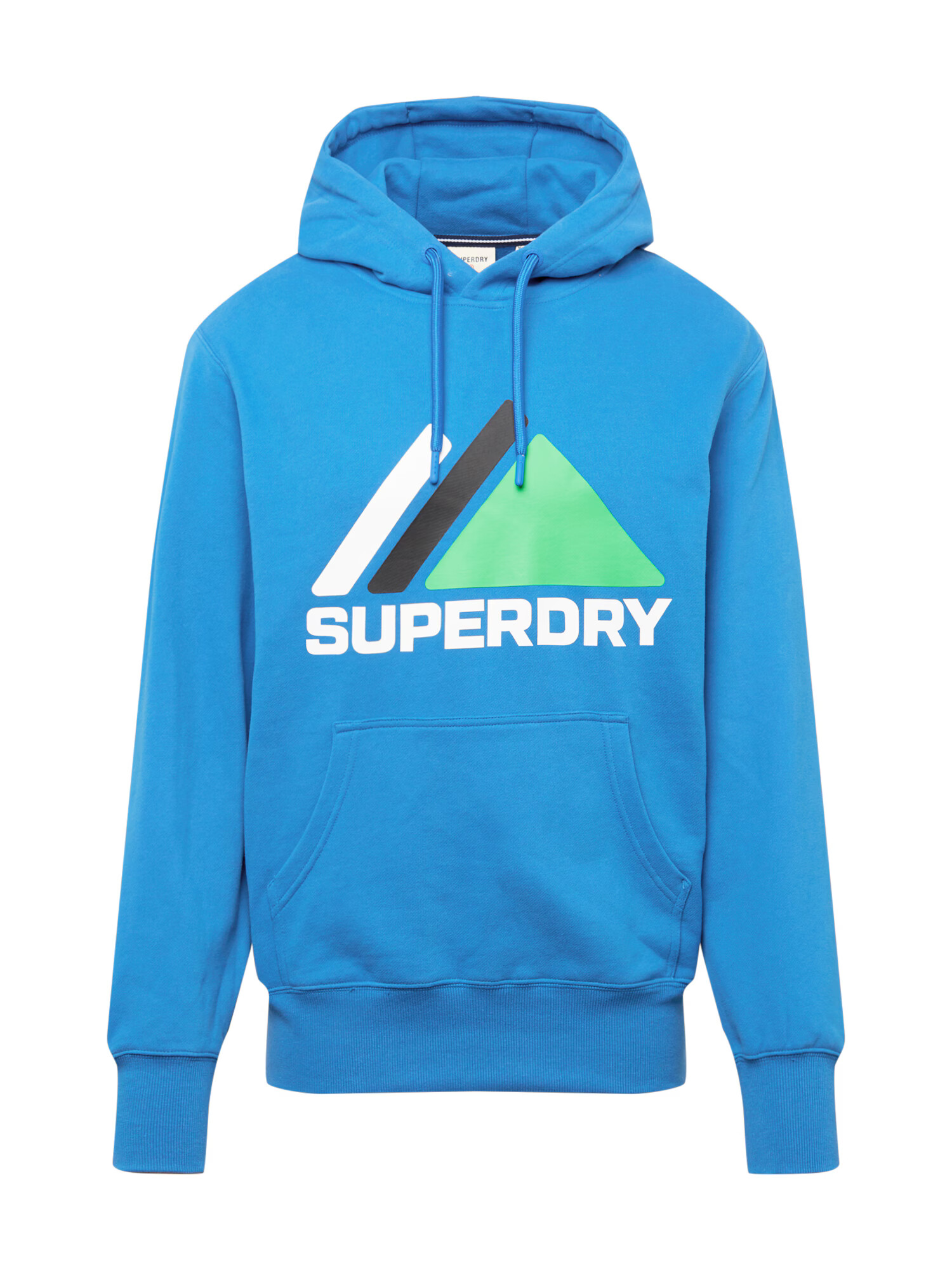 Superdry Majica kraljevo modra / bela / svetlo zelena / črna - Pepit.si