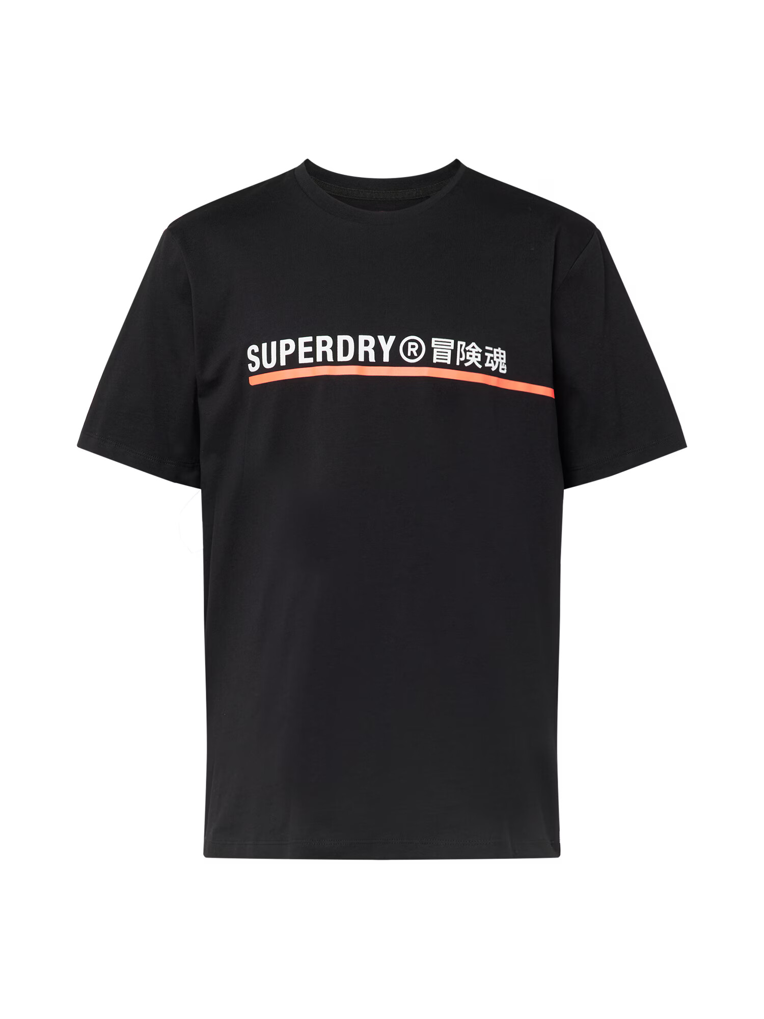 Superdry Majica losos / črna / bela - Pepit.si