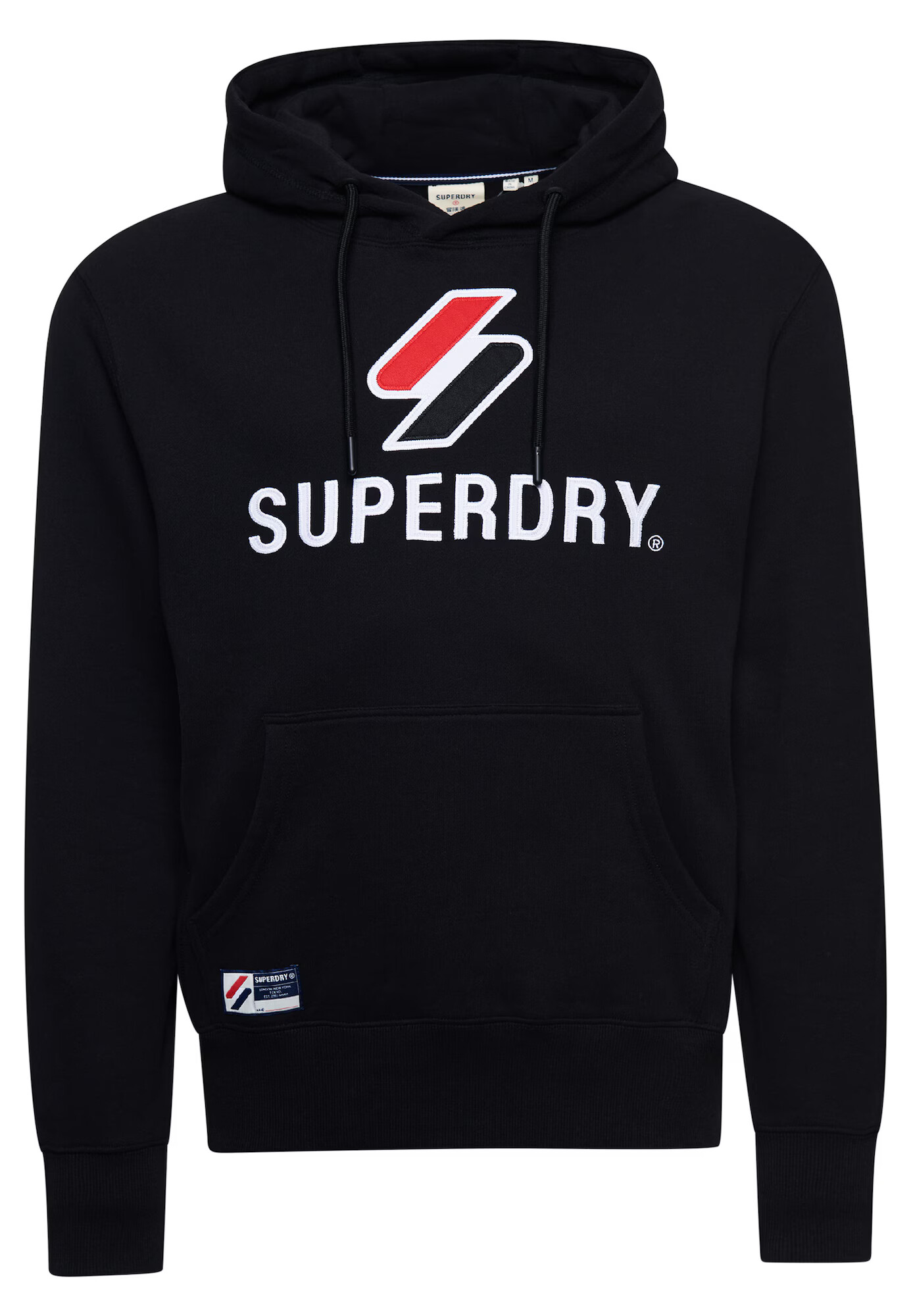 Superdry Majica marine / črna / bela - Pepit.si