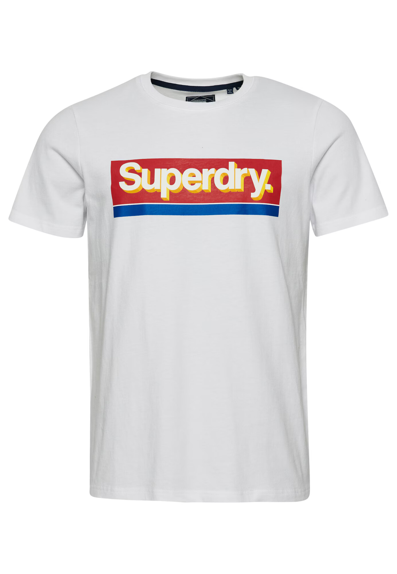 Superdry Majica marine / rumena / rdeča / bela - Pepit.si