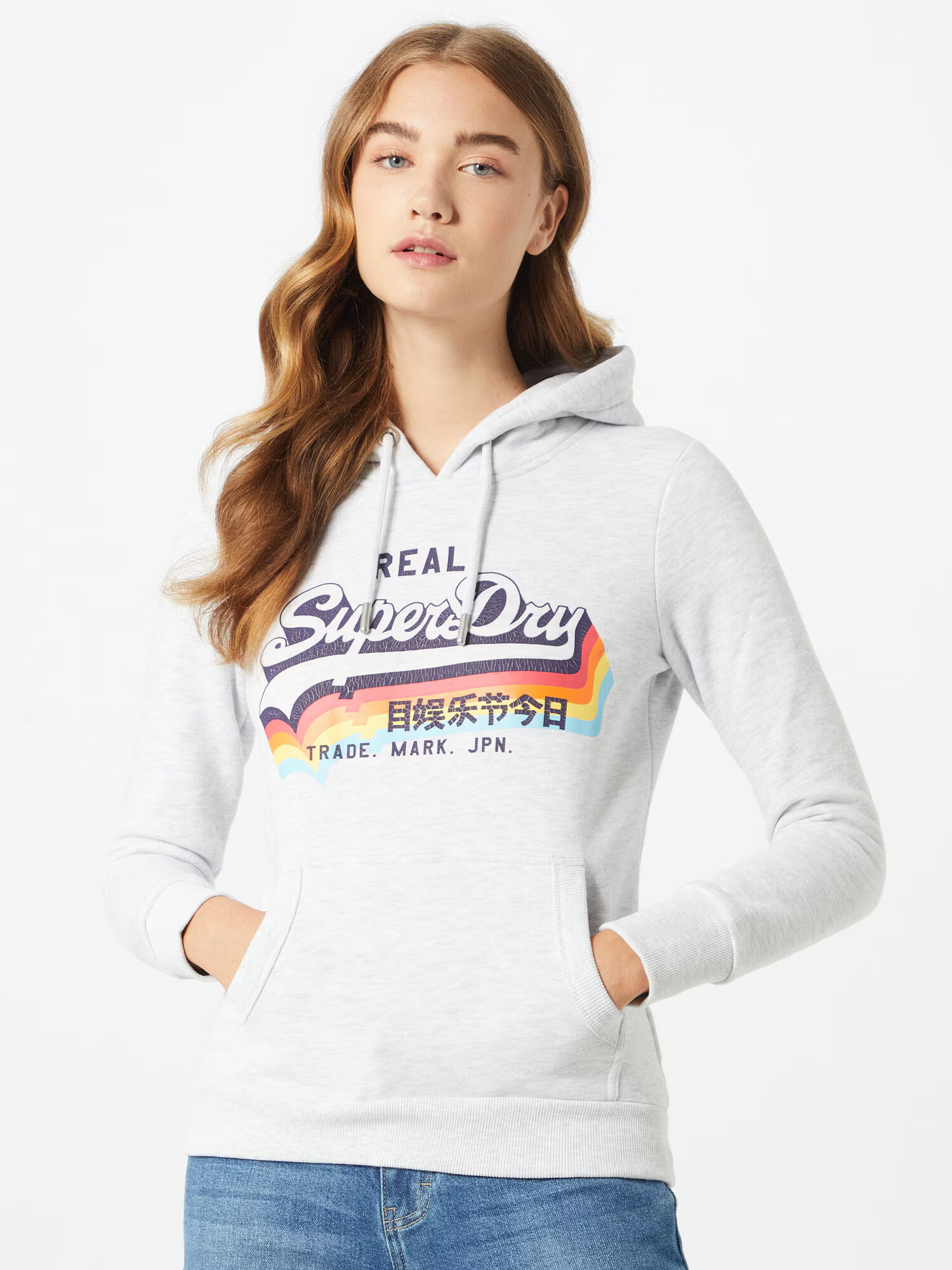 Superdry Majica mešane barve / pegasto bela - Pepit.si