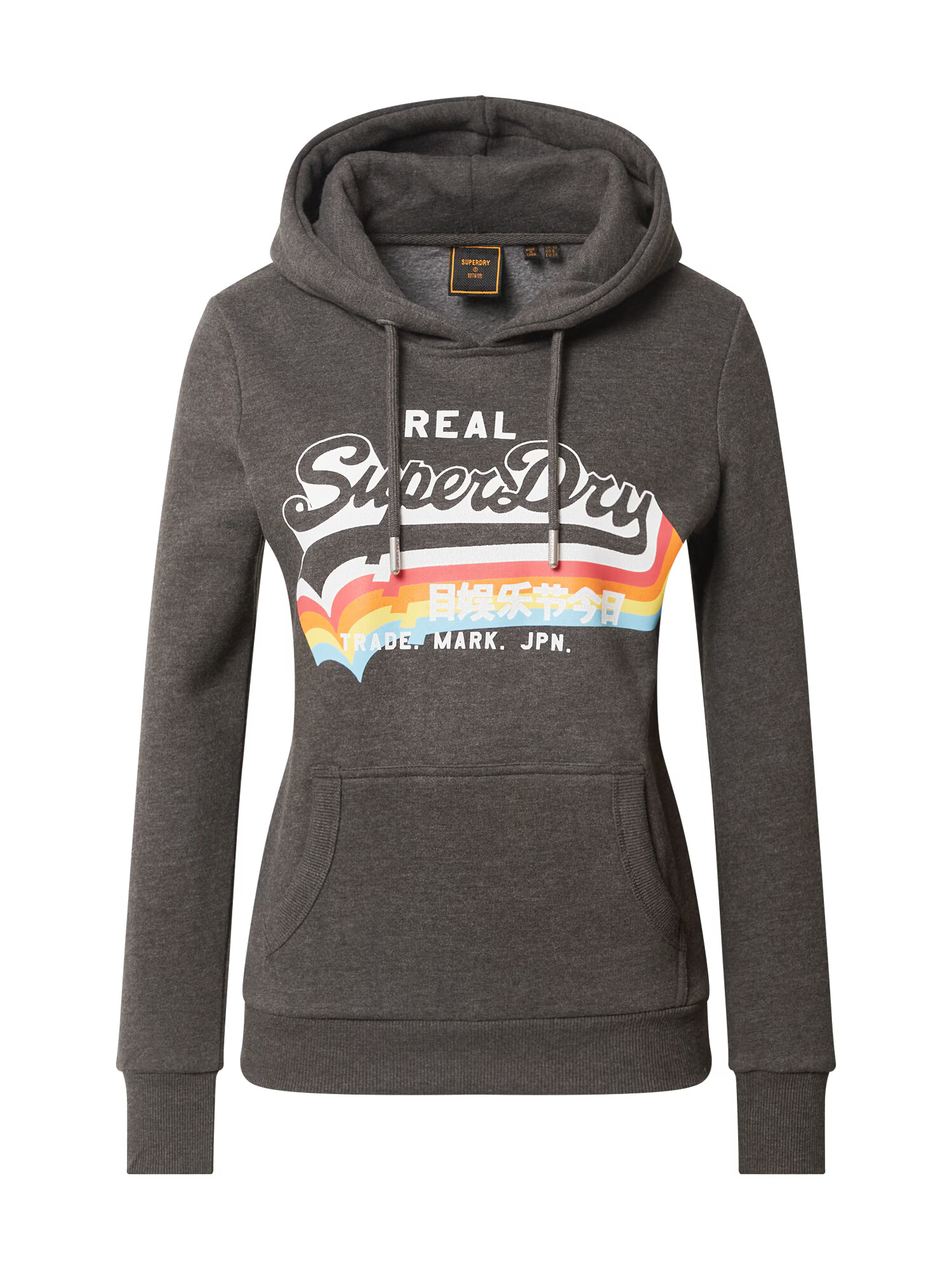 Superdry Majica temno siva / mešane barve - Pepit.si