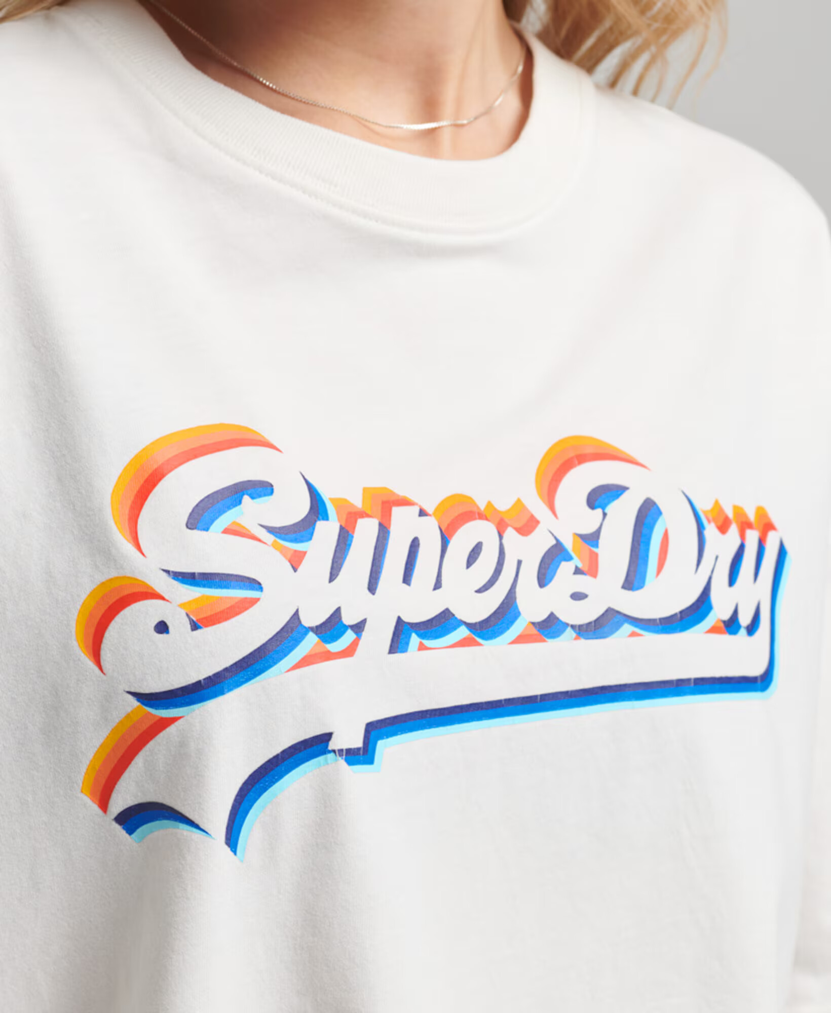 Superdry Majica mešane barve / volneno bela - Pepit.si