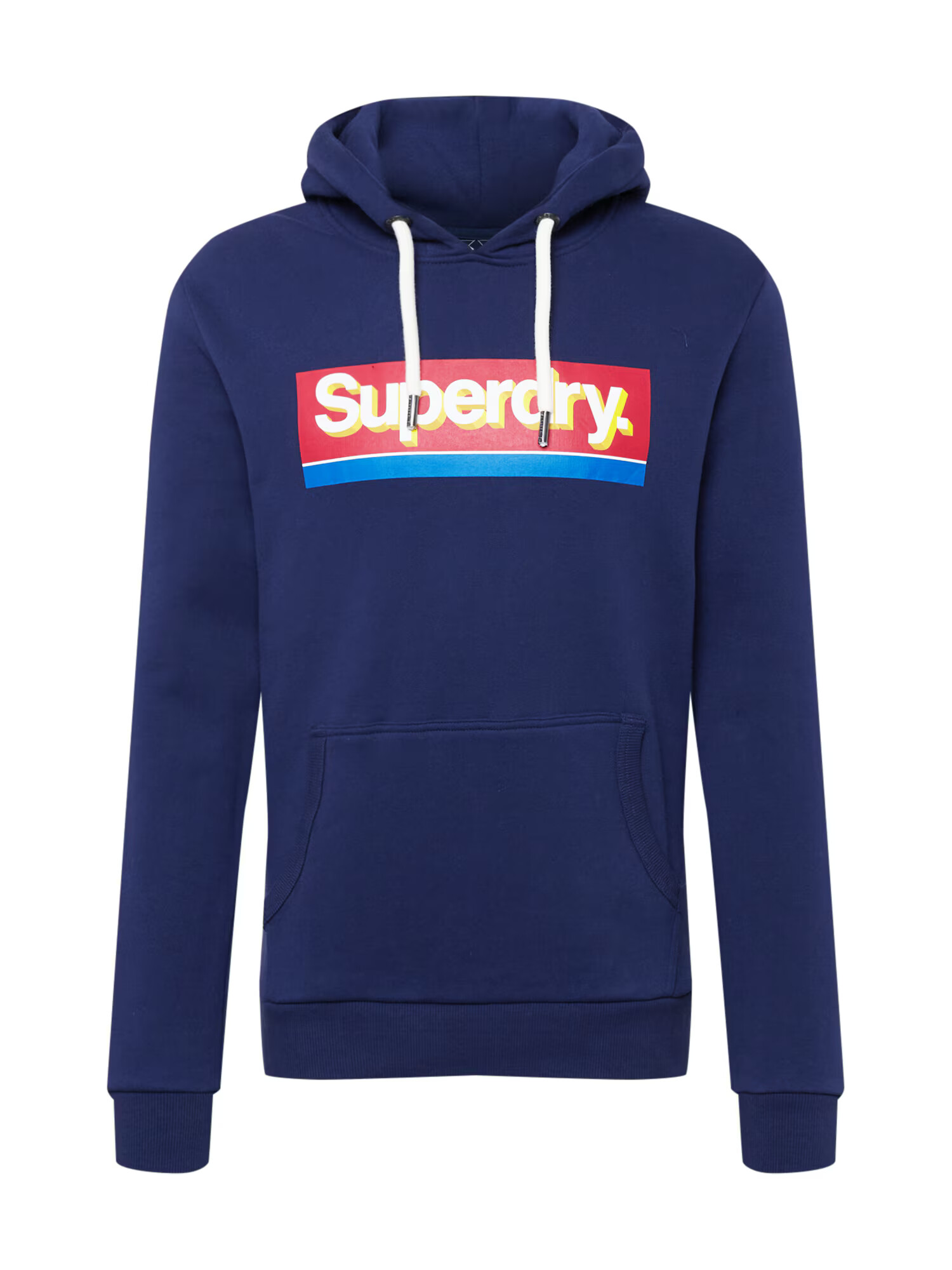 Superdry Majica modra / marine / rumena / rdeča / bela - Pepit.si