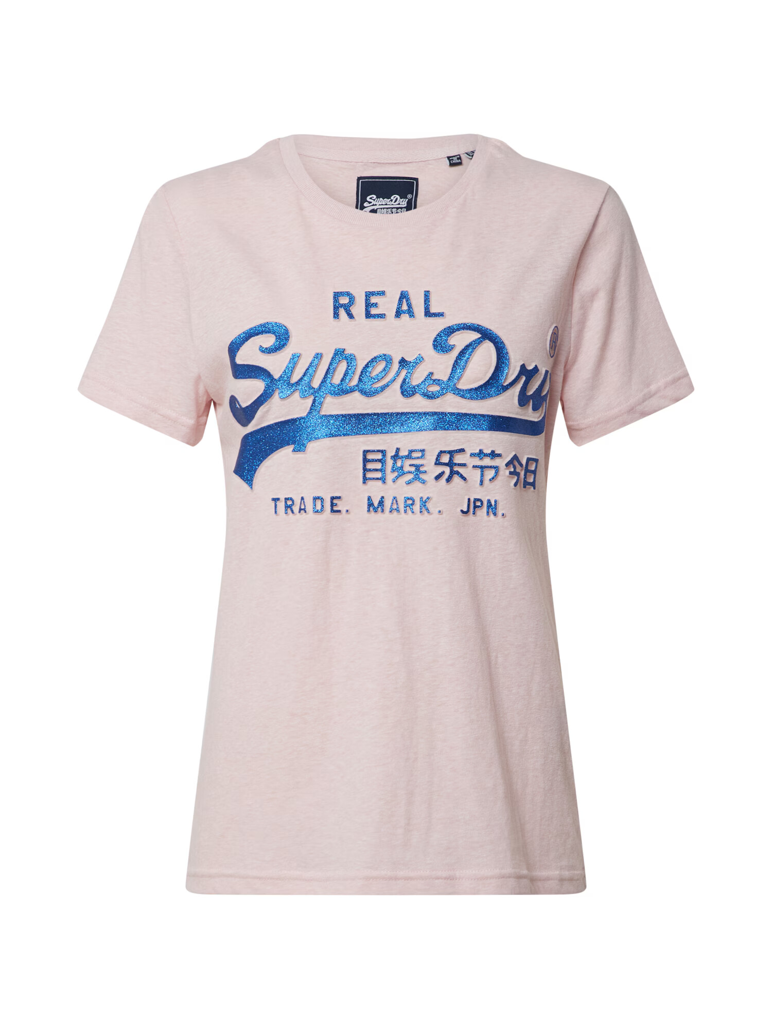 Superdry Majica modra / roza - Pepit.si