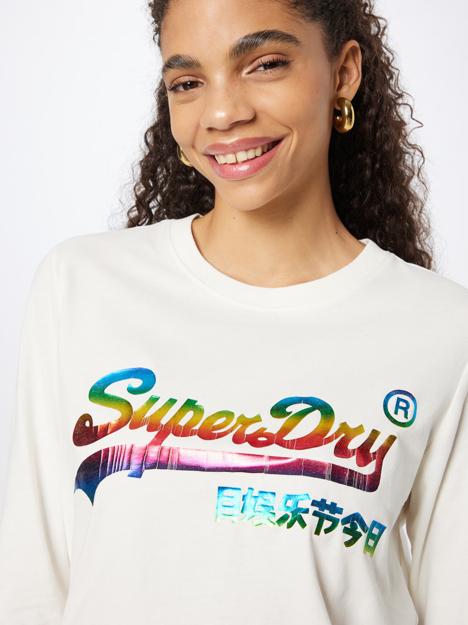 Superdry Majica modra / rumena / jagoda / off-bela - Pepit.si