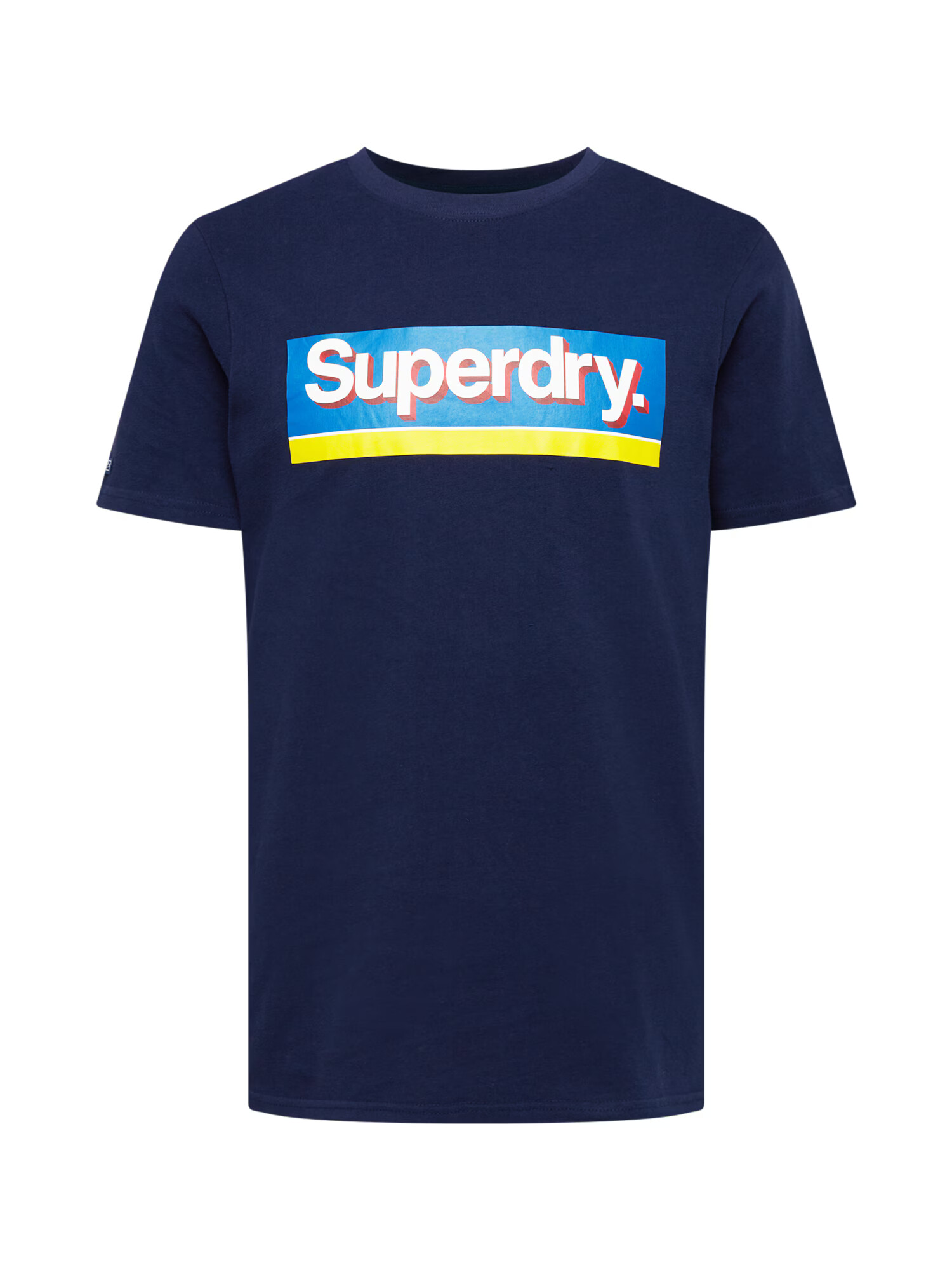 Superdry Majica modra / rumena / jastog / bela - Pepit.si