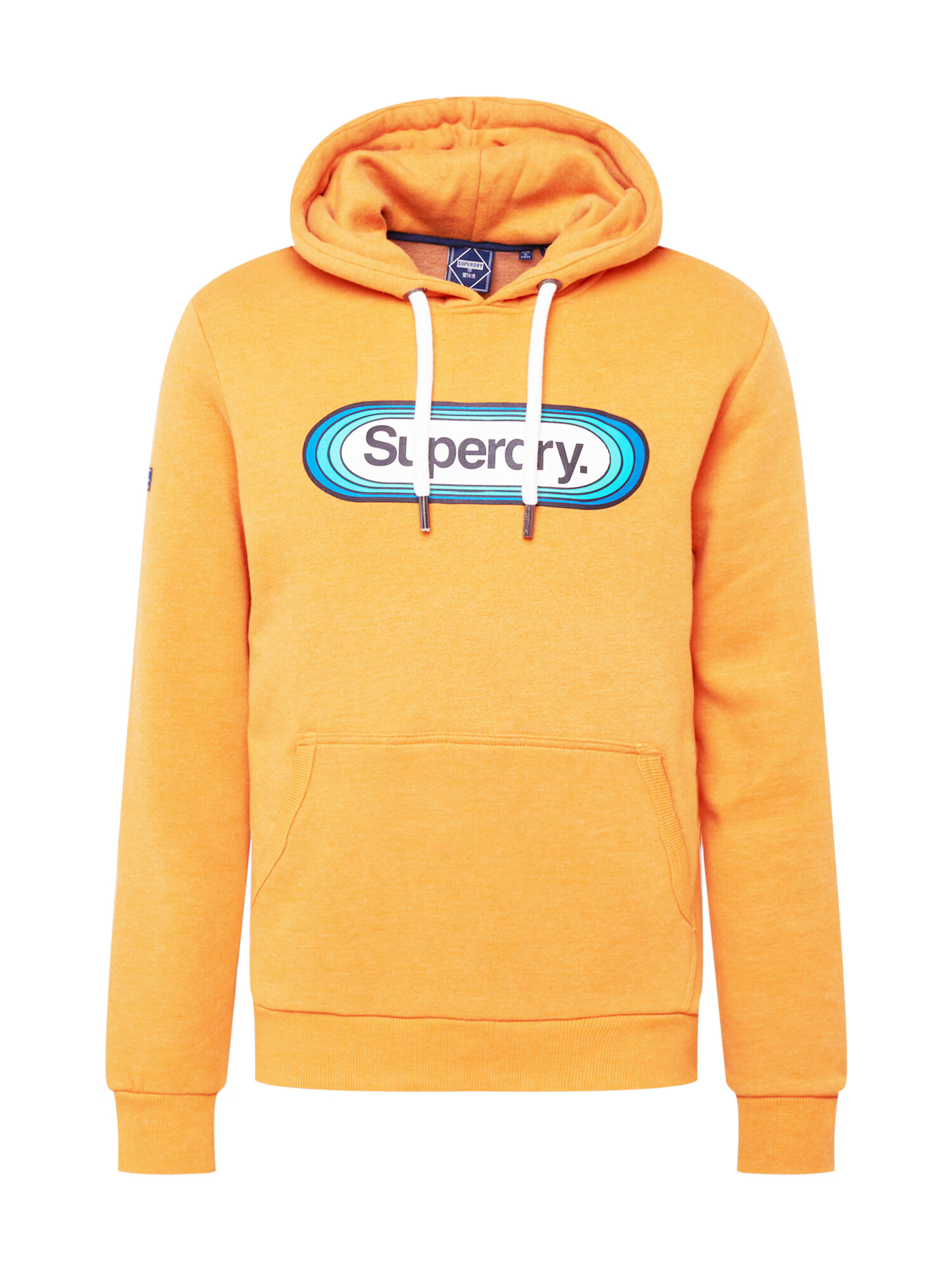 Superdry Majica modra / turkizna / oranžna / bela - Pepit.si