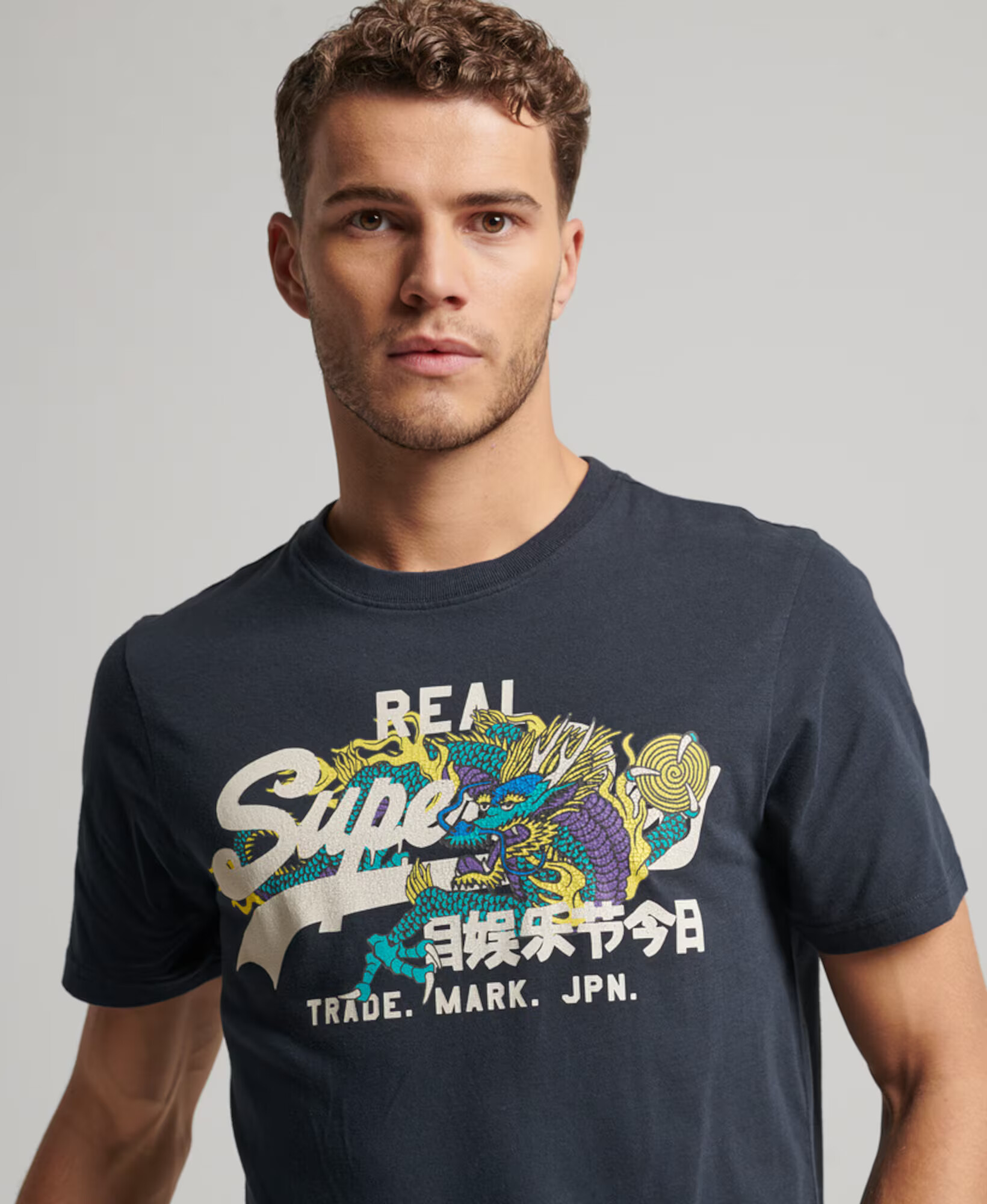 Superdry Majica 'Narrative' mešane barve / črna - Pepit.si