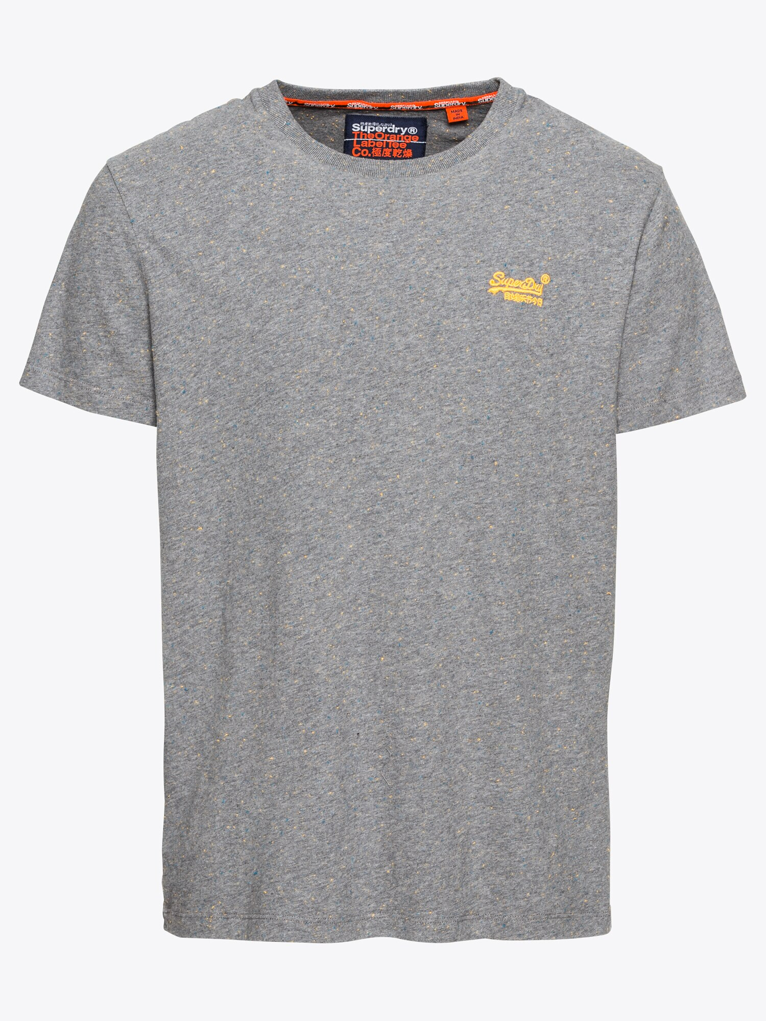 Superdry Majica 'ORANGE LABEL VNTGE EMB TEE' pegasto siva - Pepit.si