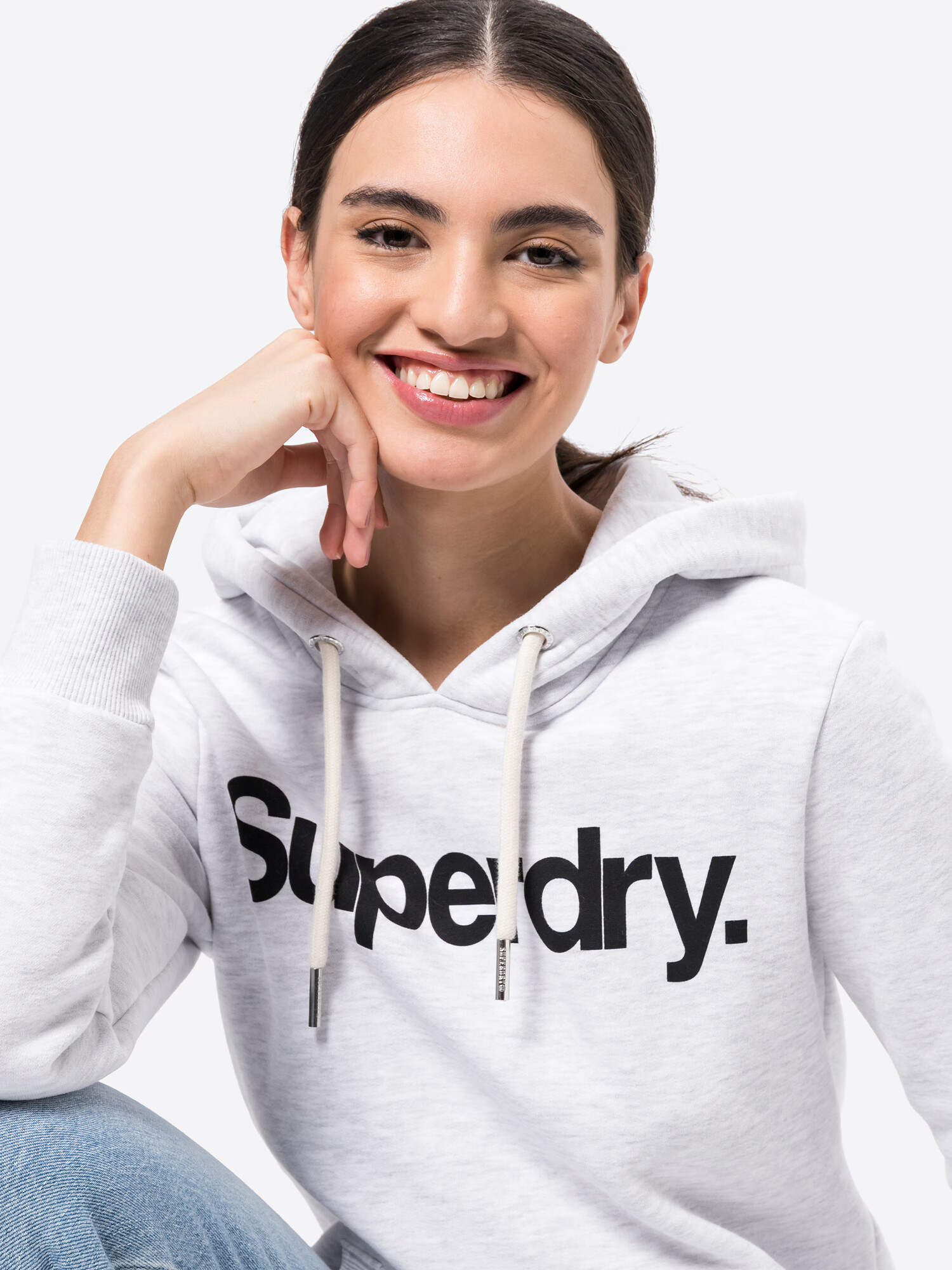 Superdry Majica črna / pegasto bela - Pepit.si