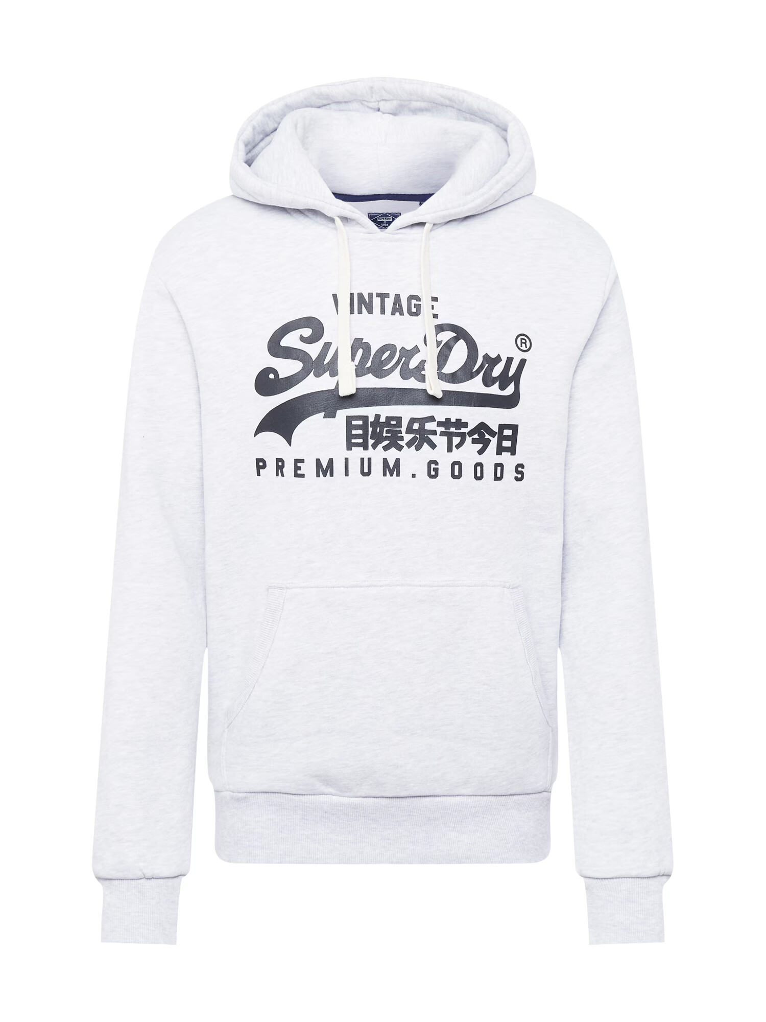 Superdry Majica pegasto siva / črna - Pepit.si