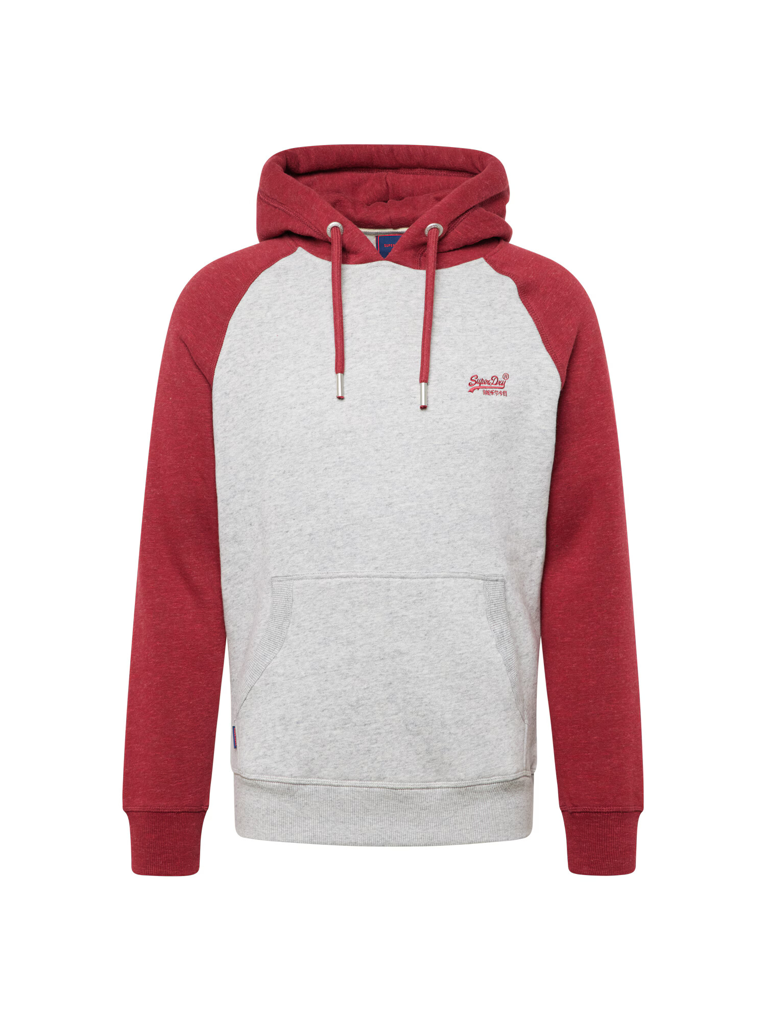 Superdry Majica pegasto siva / pegasto rdeča - Pepit.si