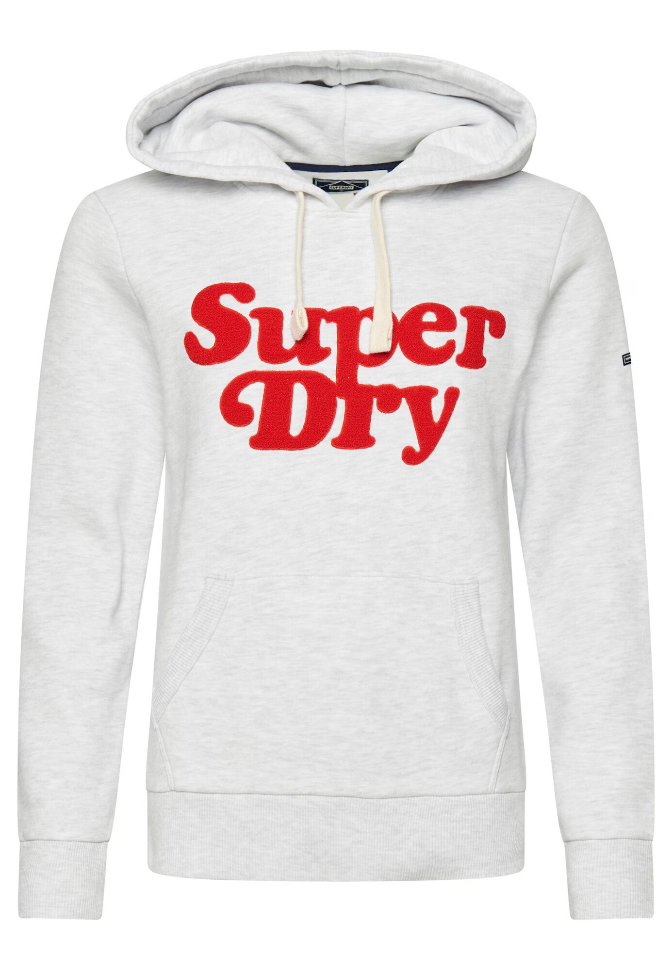 Superdry Majica pegasto siva / rdeča - Pepit.si