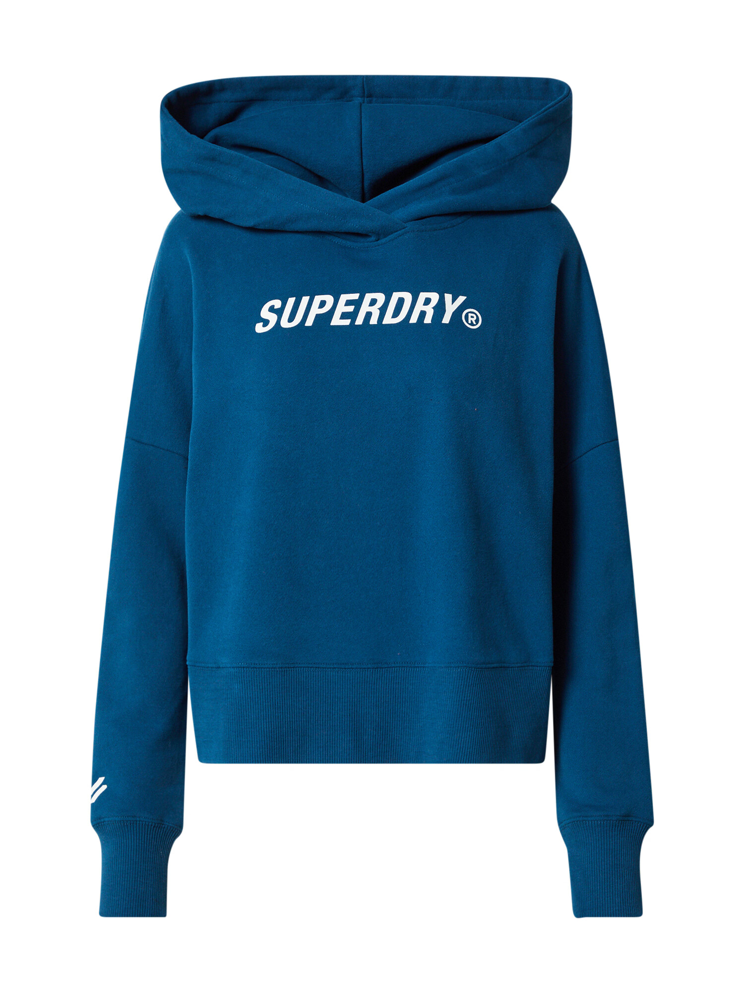 Superdry Majica petrol / bela - Pepit.si