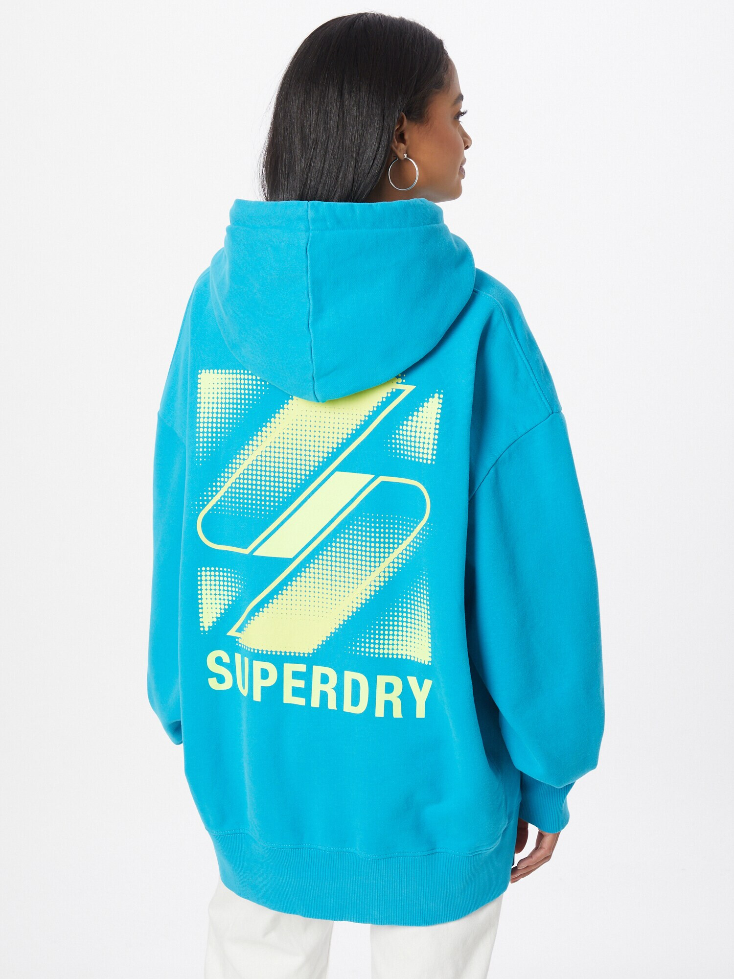 Superdry Majica petrol / svetlo zelena - Pepit.si