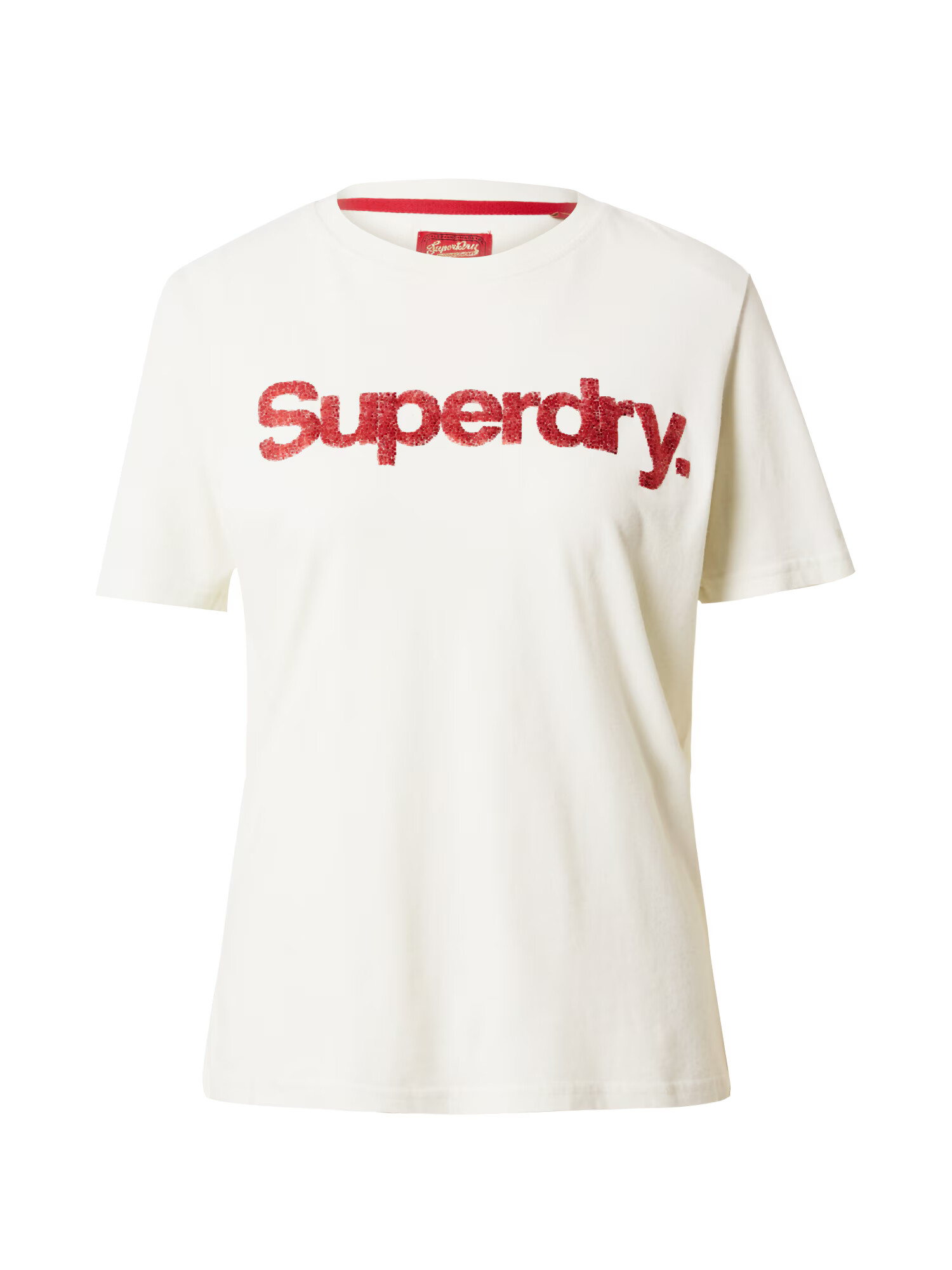 Superdry Majica rdeča / bela - Pepit.si